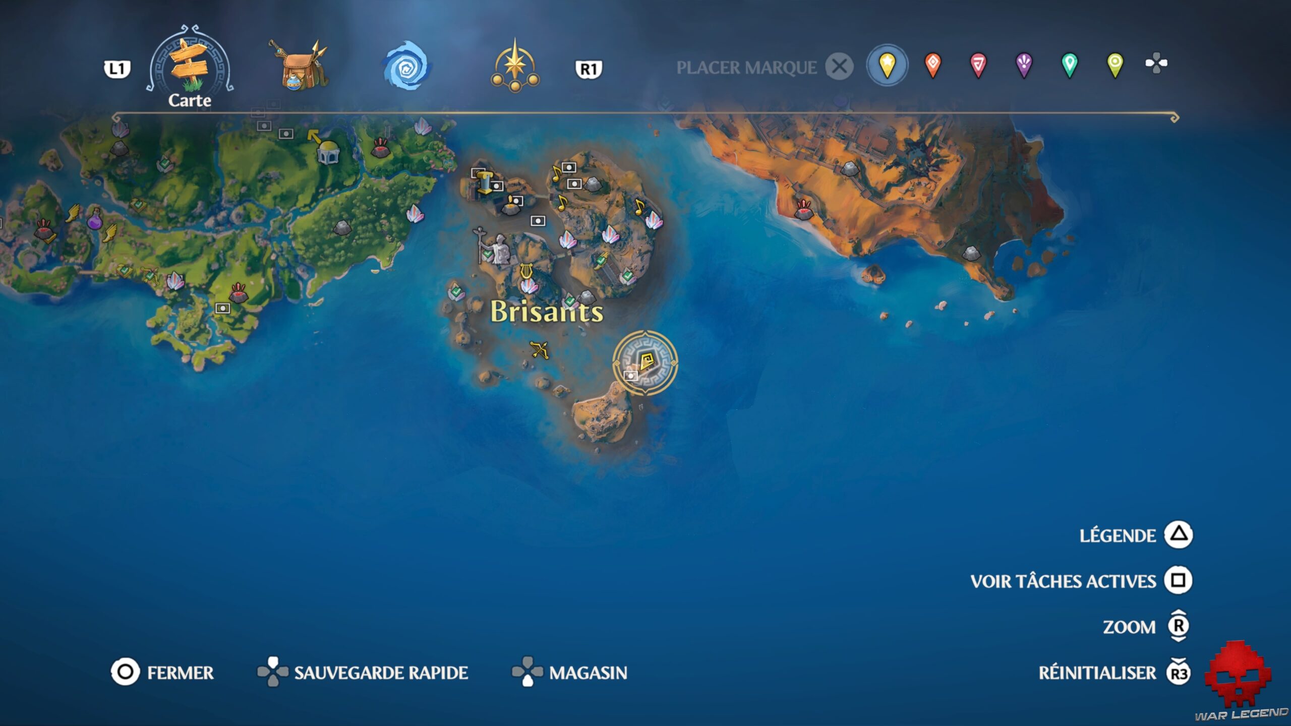 Guide Immortals Fenyx Rising 20 Emplacement monture Laurion Immortals Fenyx Rising