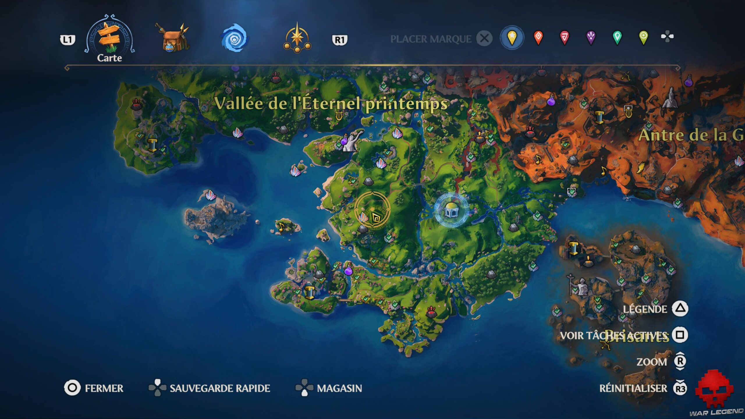 Guide Immortals Fenyx Rising 22 Emplacement monture Cyprès Immortals Fenyx Rising