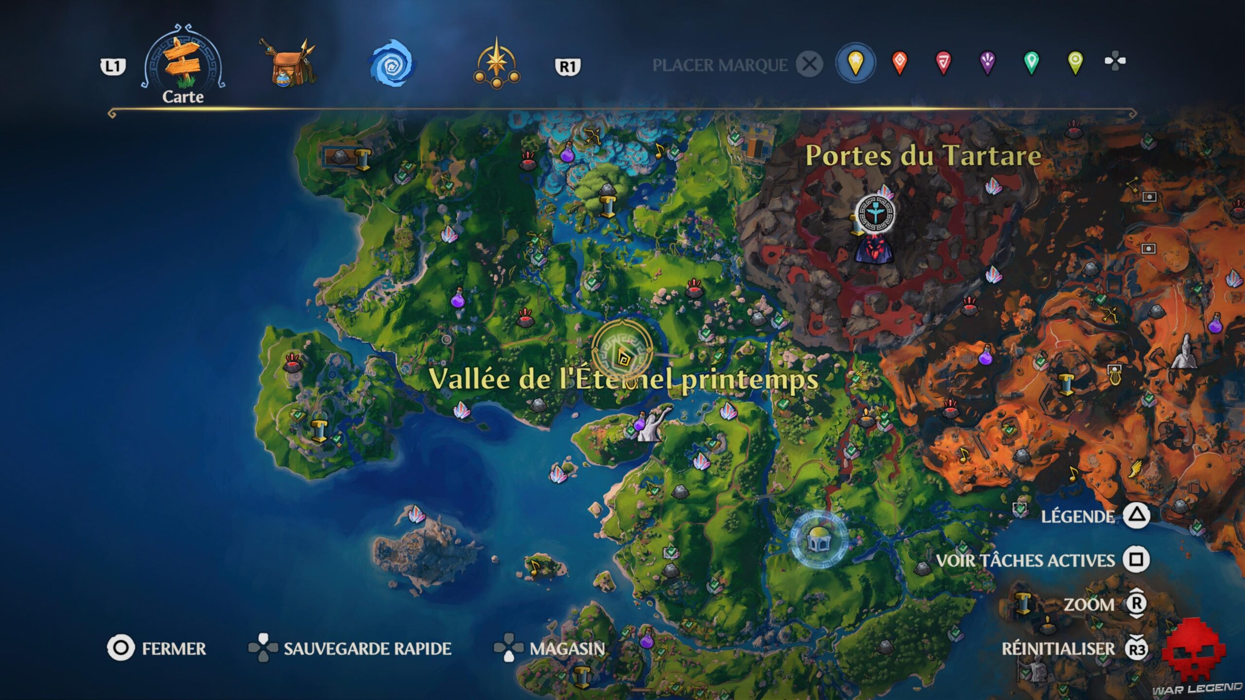 Guide Immortals Fenyx Rising 24 Emplacement monture Trait Immortals Fenyx Rising