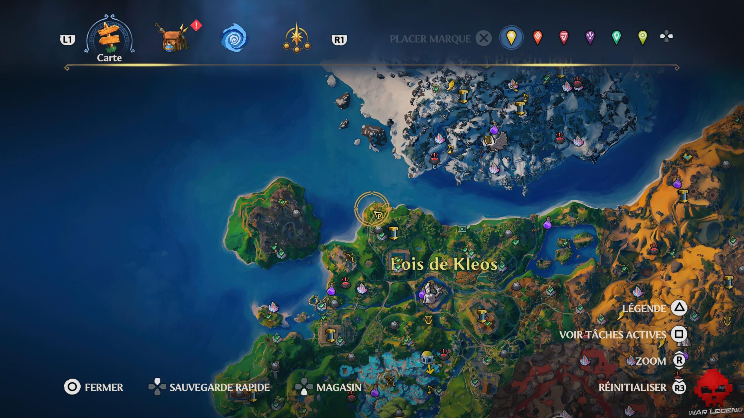 Guide Immortals Fenyx Rising 34 Emplacement monture Gardien Immortals Fenyx Rising