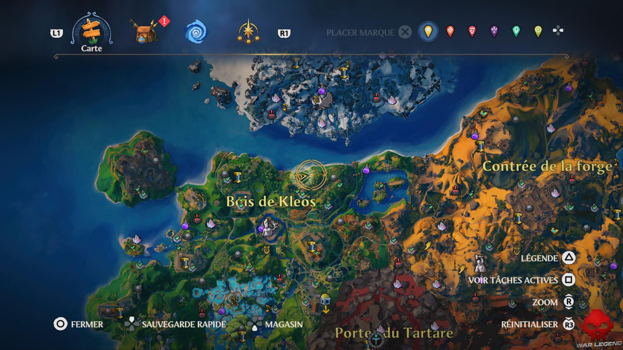 Guide Immortals Fenyx Rising 36 Emplacement monture Sheena Immortals Fenyx Rising