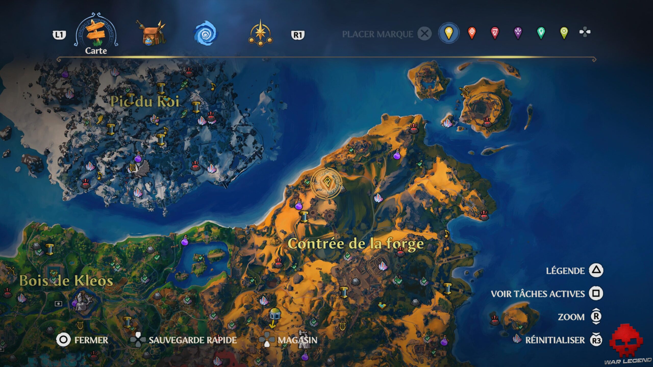 Guide Immortals Fenyx Rising 40 Emplacement monture Antikhytera Immortals Fenyx Rising