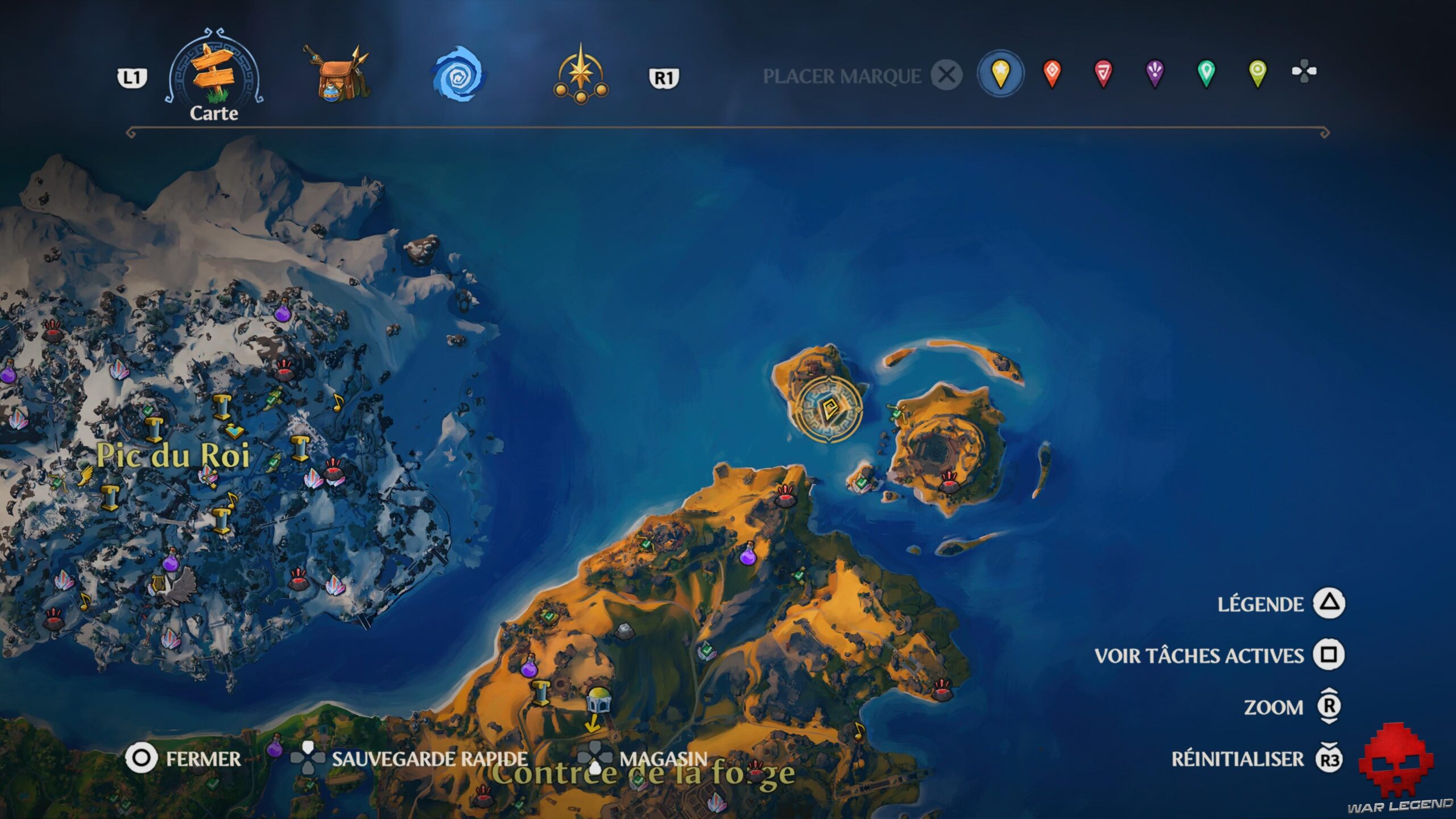 Guide Immortals Fenyx Rising 42 Emplacement monture Khroma Immortals Fenyx Rising