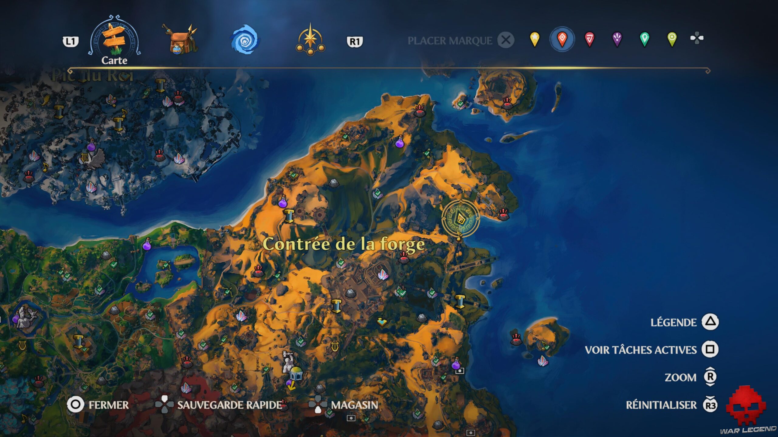 Guide Immortals Fenyx Rising 44 Emplacement monture Krytsalline Immortals Fenyx Rising