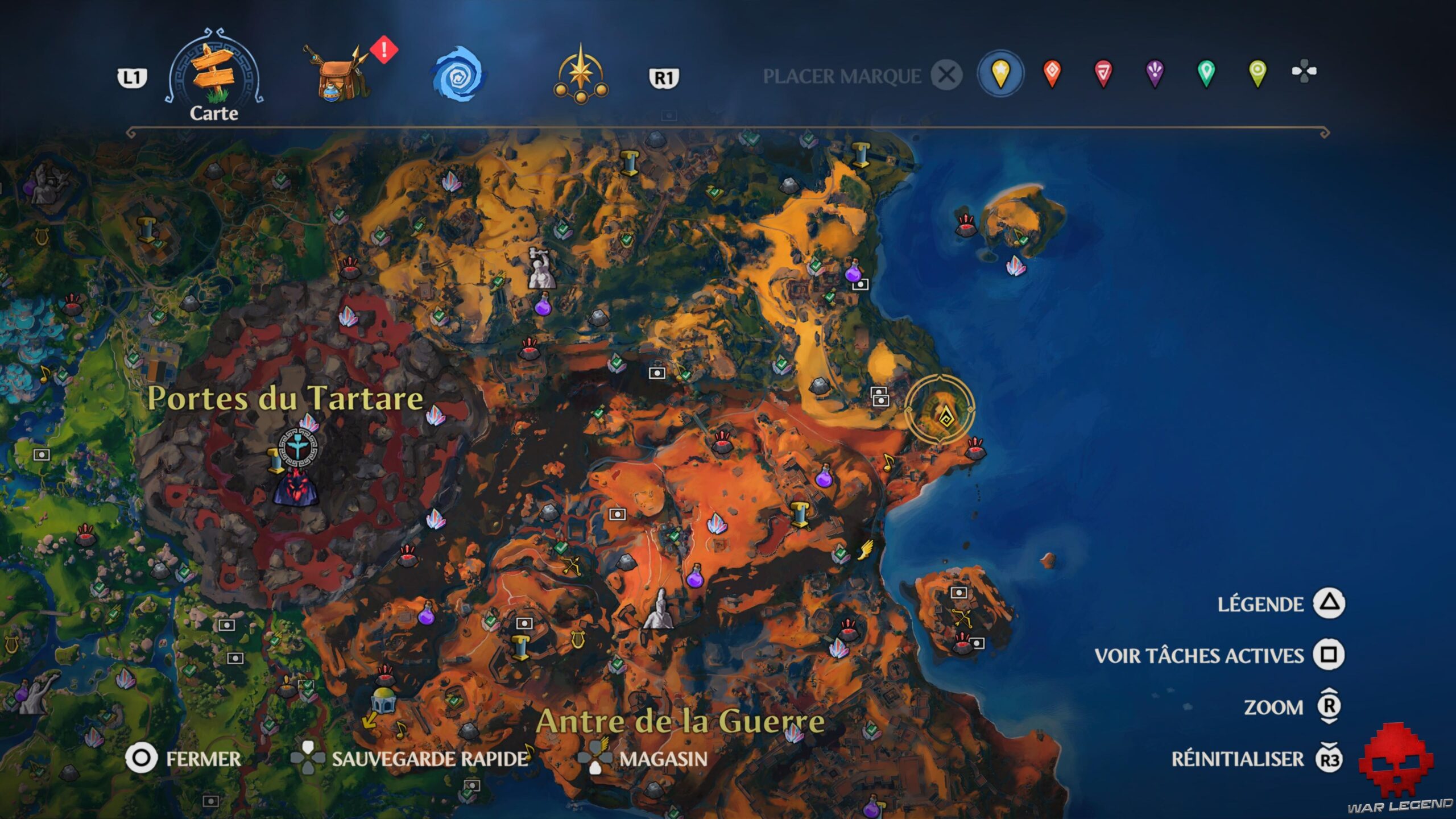 Guide Immortals Fenyx Rising 46 Emplacement monture Parangon Immortals Fenyx Rising