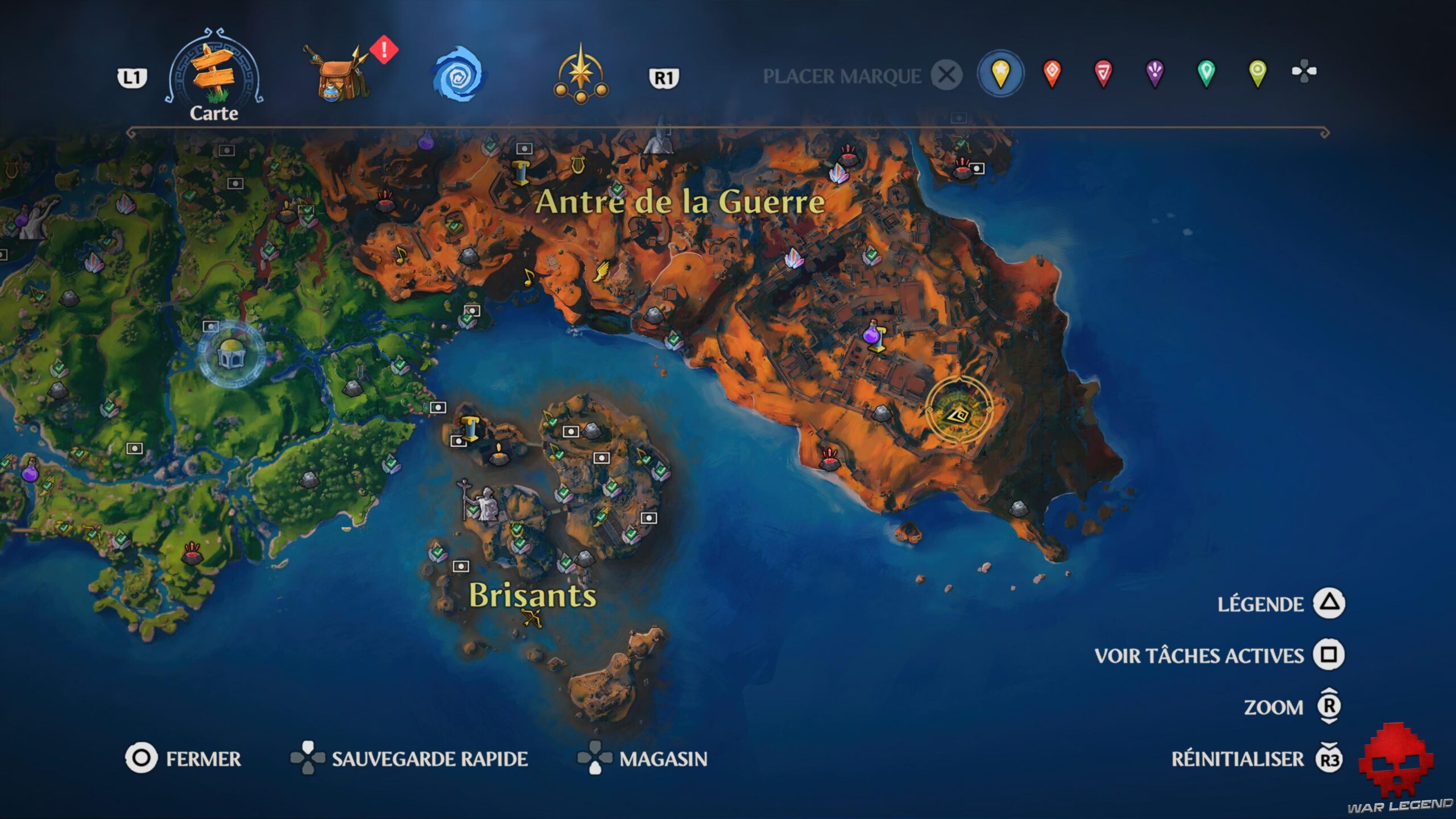 Guide Immortals Fenyx Rising 52 Emplacement monture Aethon Immortals Fenyx Rising