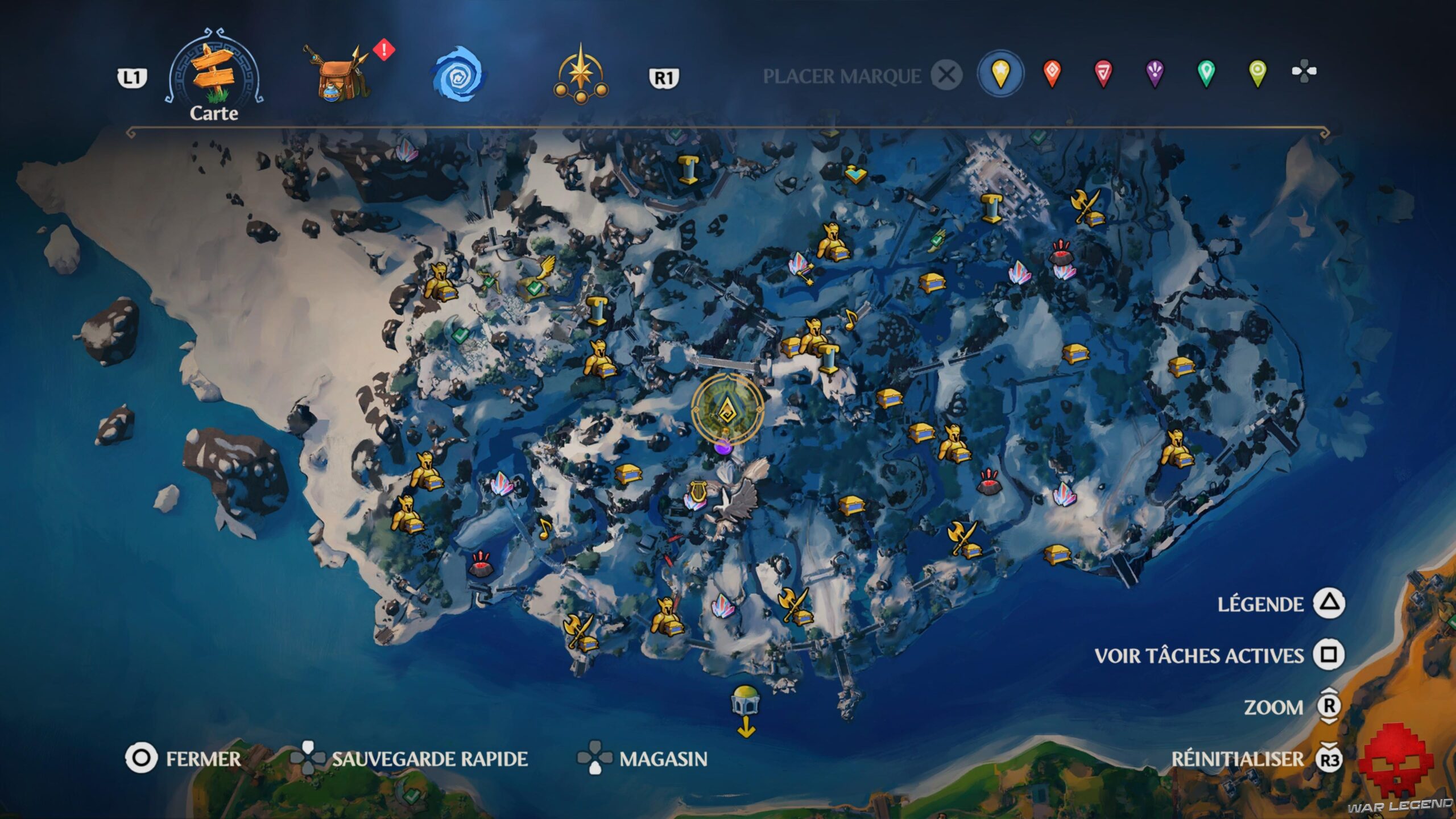 Guide Immortals Fenyx Rising 54 Emplacement monture Hellebore Immortals Fenyx Rising