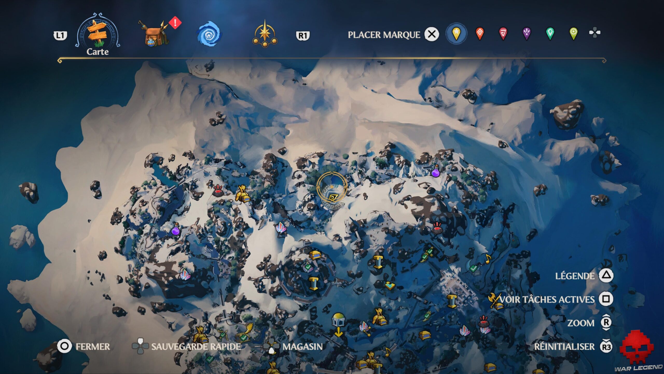 Guide Immortals Fenyx Rising 58 Emplacement monture Ptilon Immortals Fenyx Rising