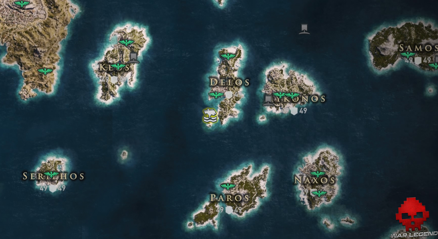 Guide assassin's creed odyssey emplacement brigands