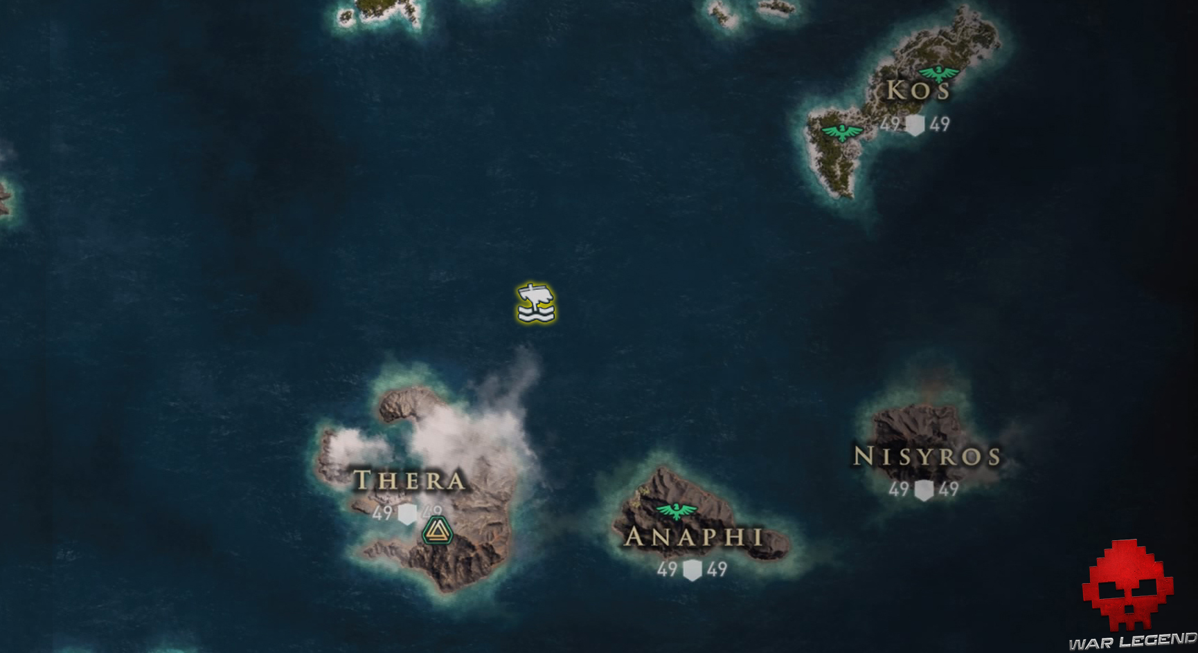 Guide assassin's creed odyssey emplacement palais d'amphitrite