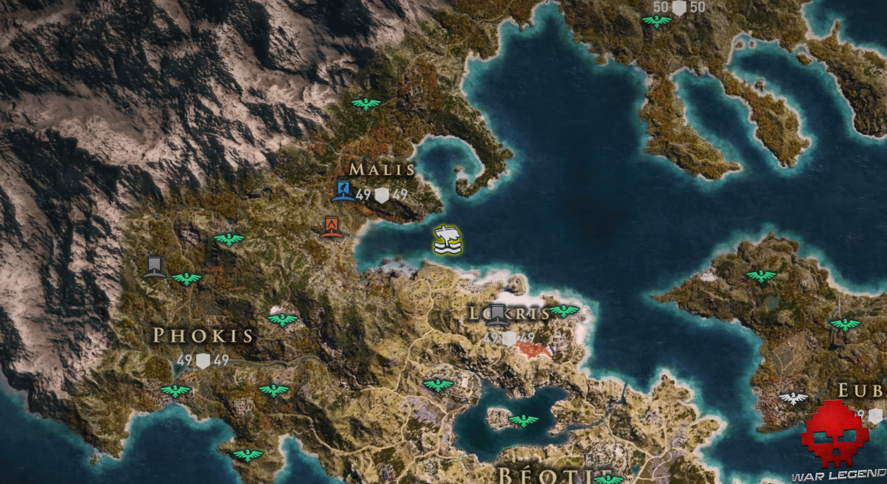 Guide assassin's creed odyssey emplacement perses