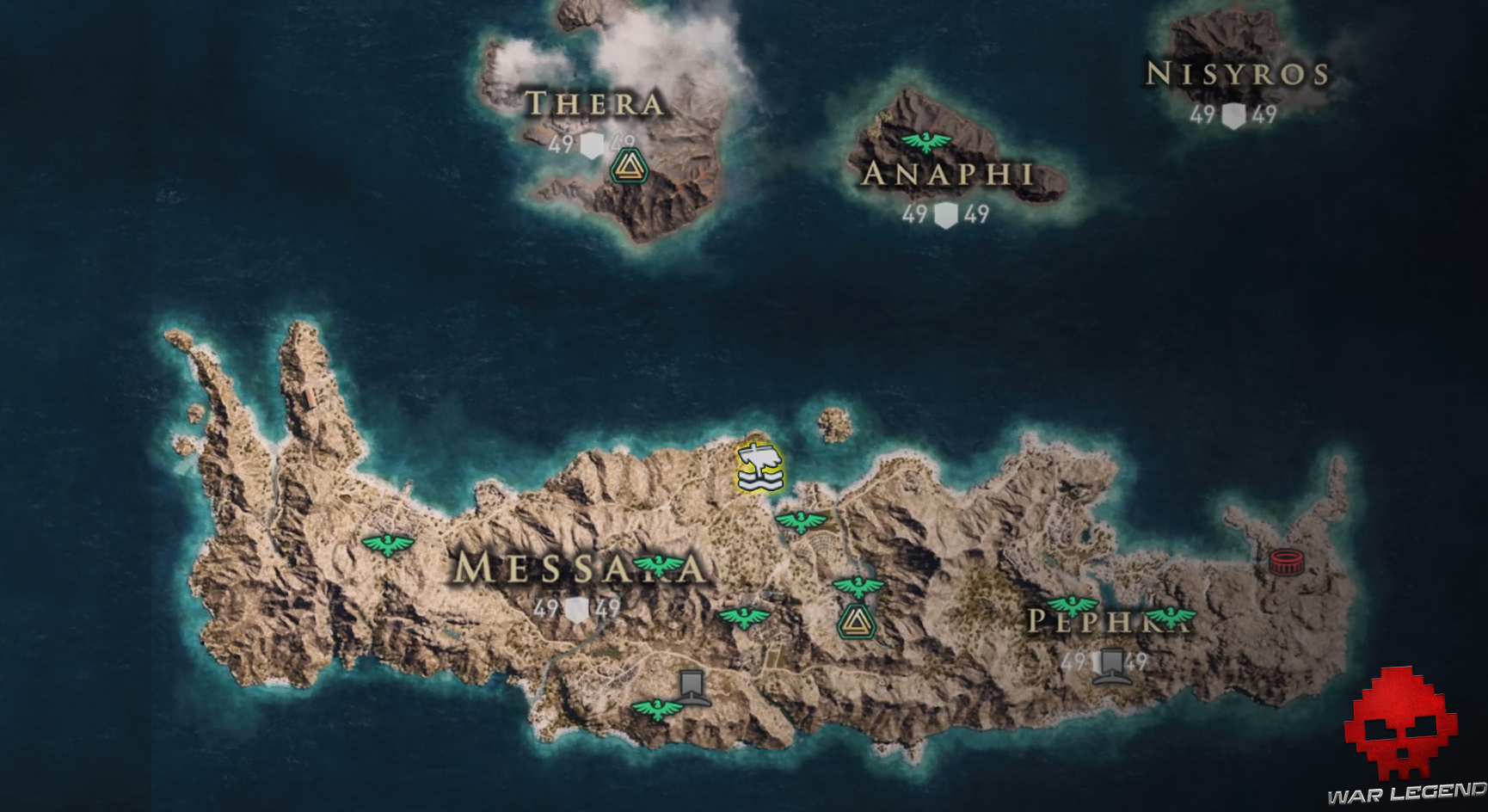 Guide assassin's creed odyssey emplacement pégase bondissant