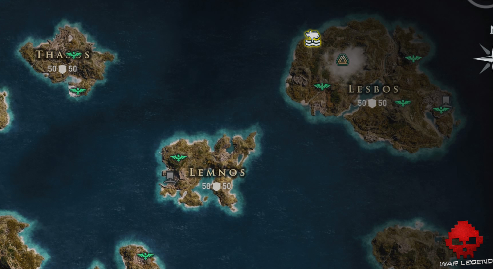 Guide assassin's creed odyssey emplacement serpent silencieux