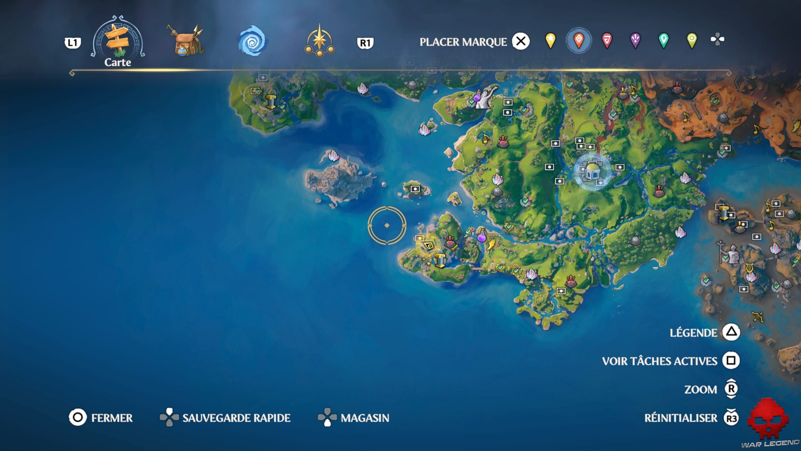 Guide bêtes légendaires Immortals Fenyx Rising 00 Emplacement du Cauchemar de Dédale dans Immortals Fenyx Rising