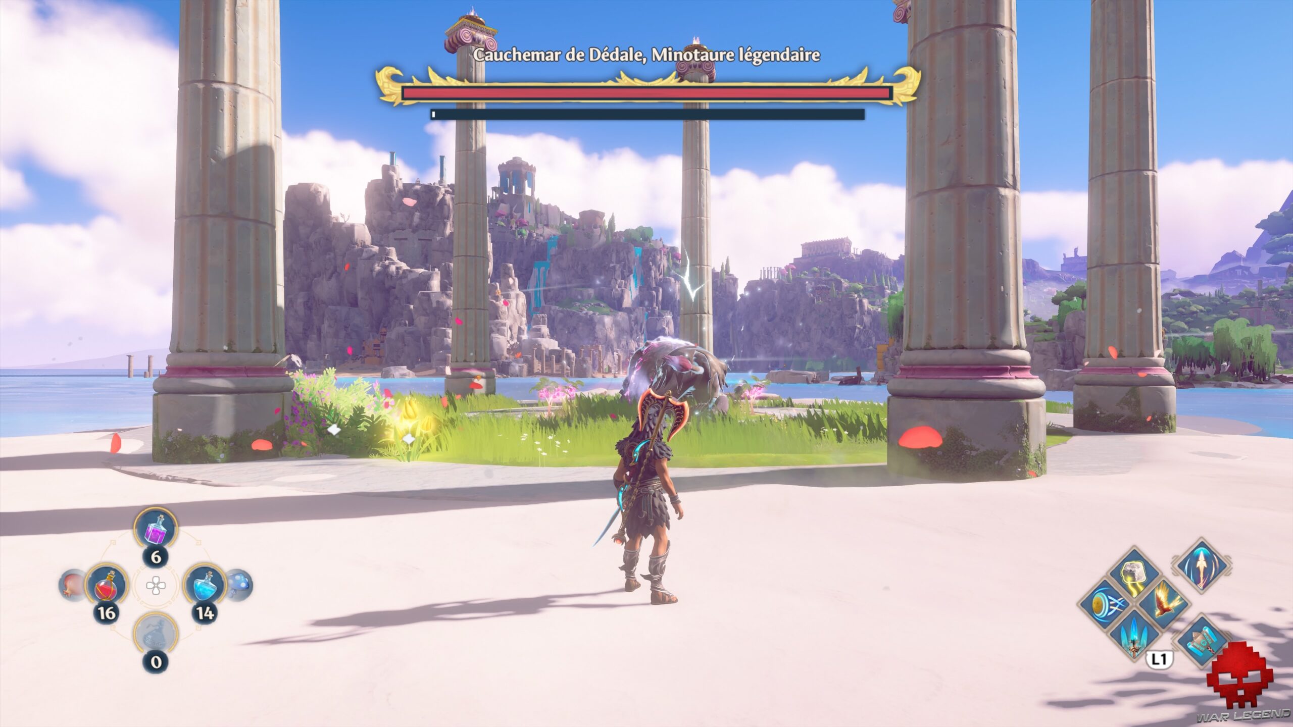 Guide bêtes légendaires Immortals Fenyx Rising 01 Immortals Fenyx Rising - Cauchemar de Dédale, Minotaure légendaire