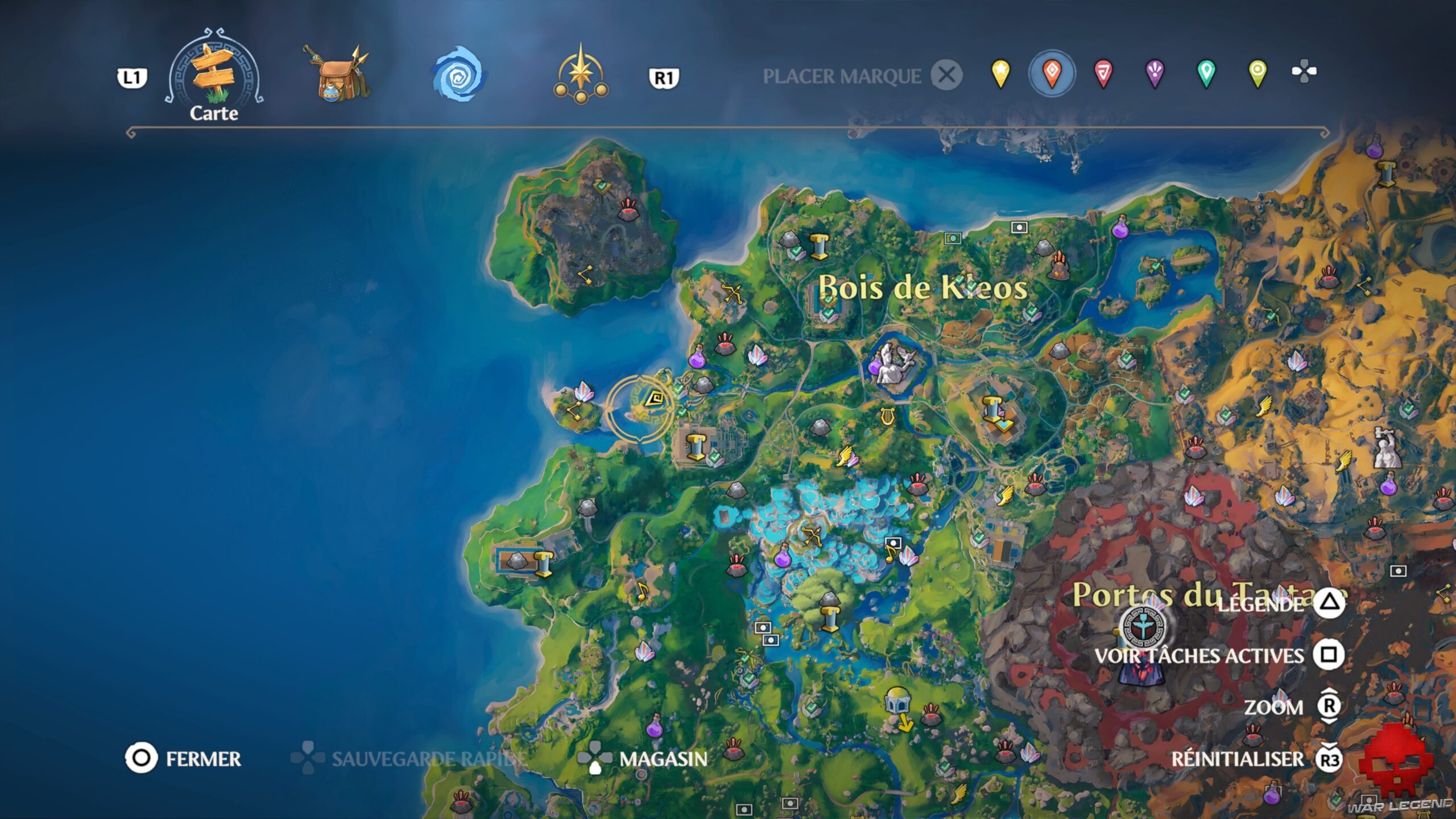 Guide bêtes légendaires Immortals Fenyx Rising 05 Emplacement de Gorgone légendaire dans Immortals Fenyx Rising