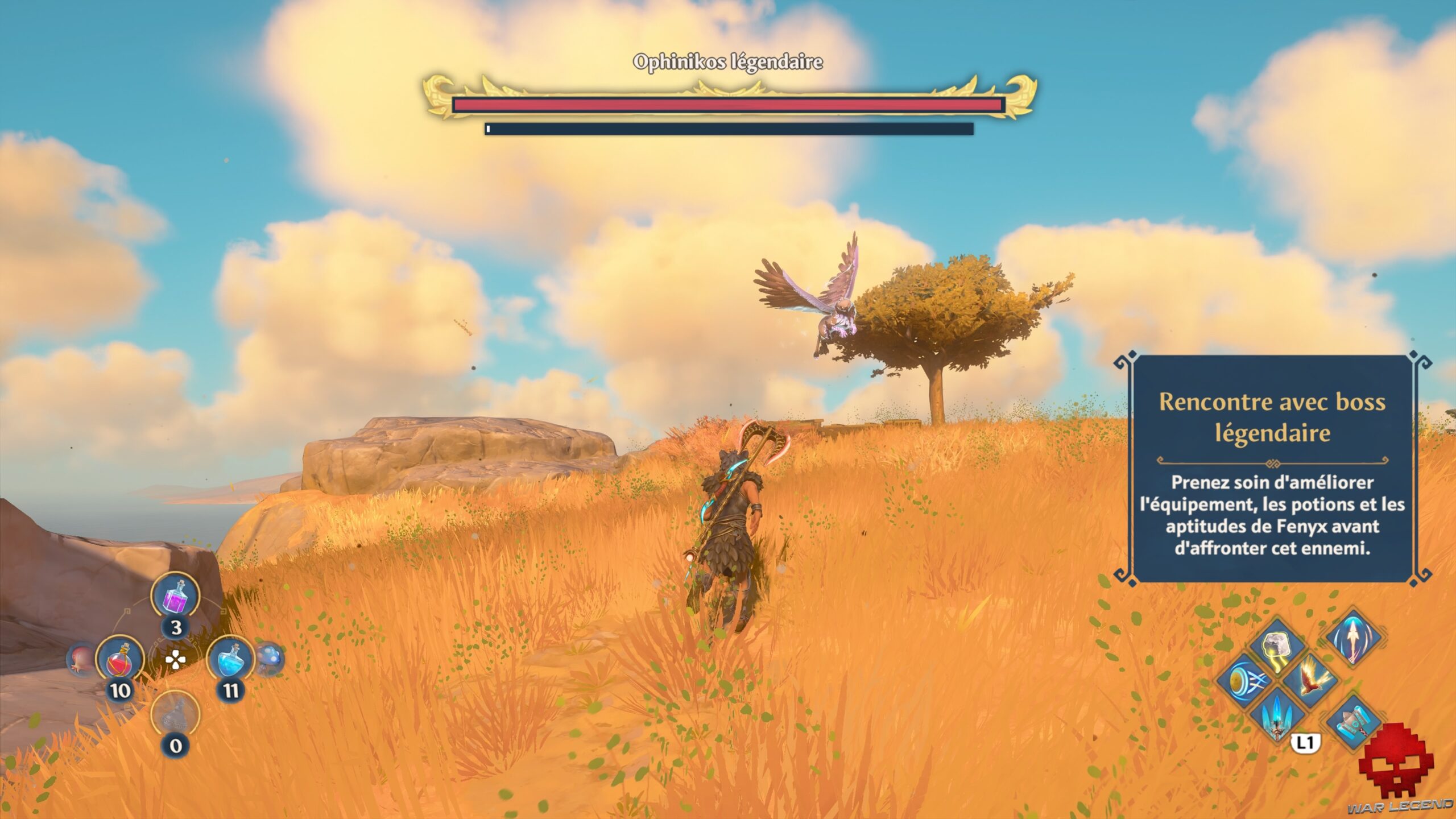 Guide bêtes légendaires Immortals Fenyx Rising 10 Immortals Fenyx RIsing - Ophinikos légendaire