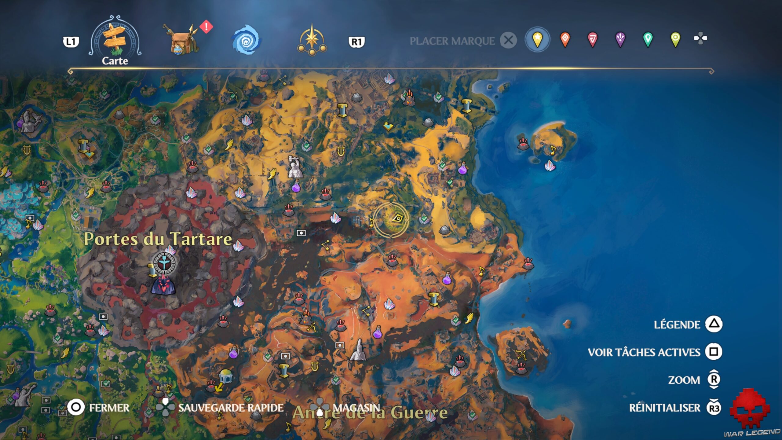 Guide bêtes légendaires Immortals Fenyx Rising 13 Emplacement de Talos le Reconstruit dans Immortals Fenyx Rising