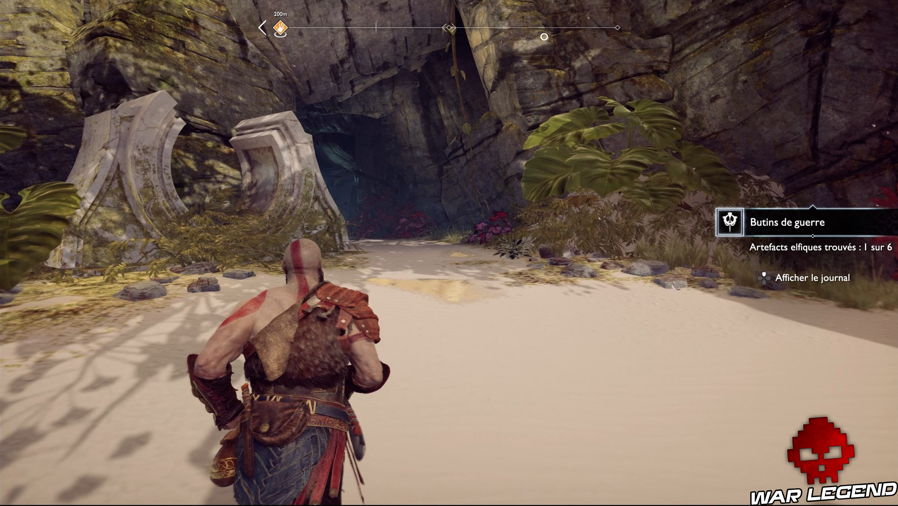 Guide collectibles God of War chambre cachée alfheim