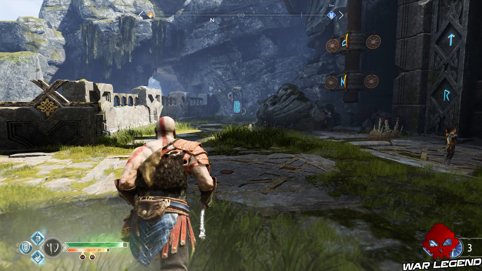 Guide collectibles God of War inscription runique veidrrgard 2