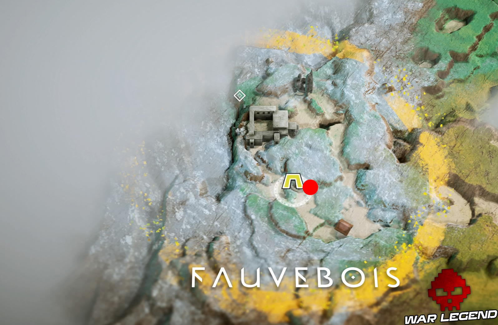 Guide collectibles god of war carte fauvebois