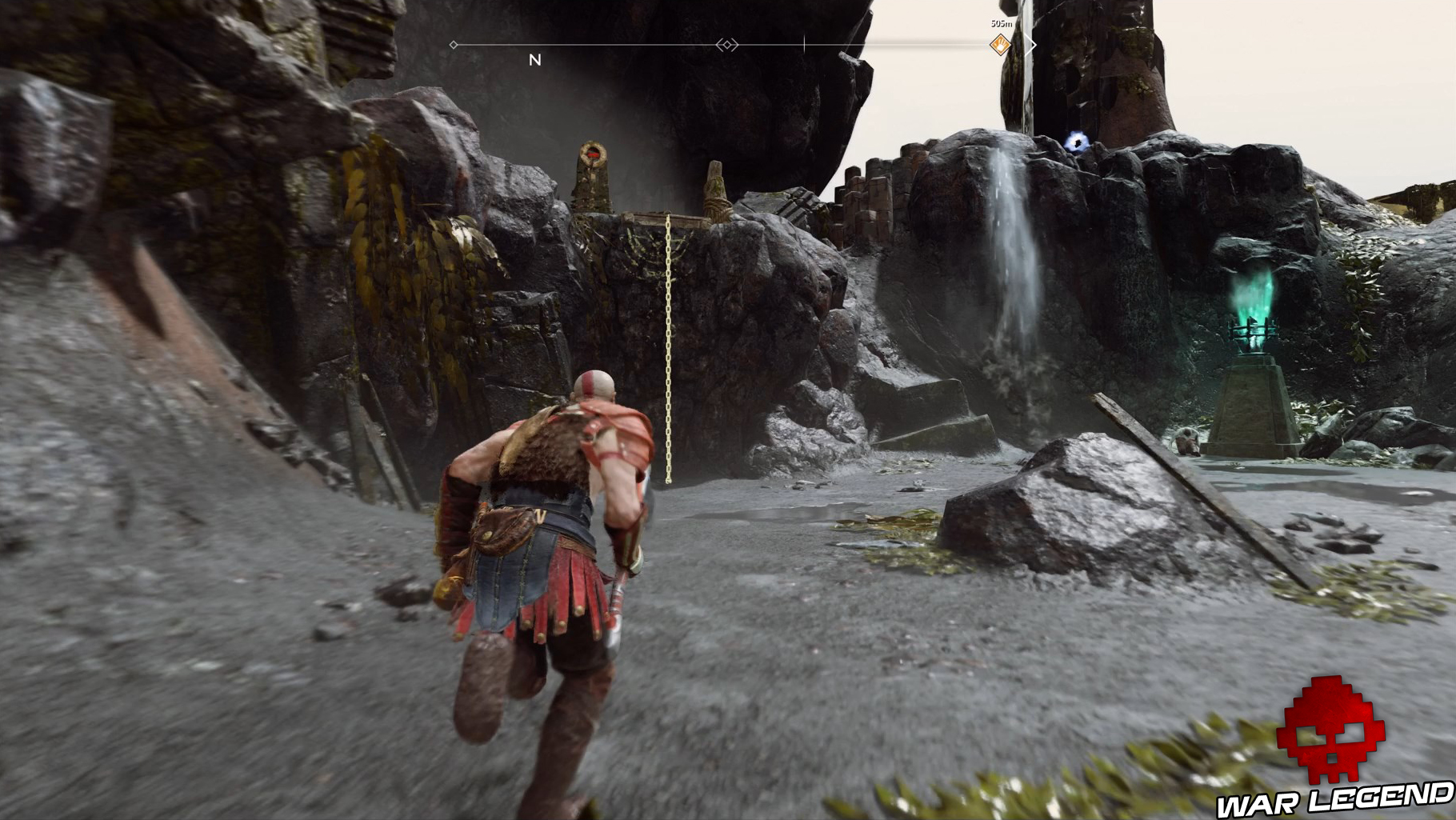 Guide collectibles god of war cavernes oubliées coffre épique 1