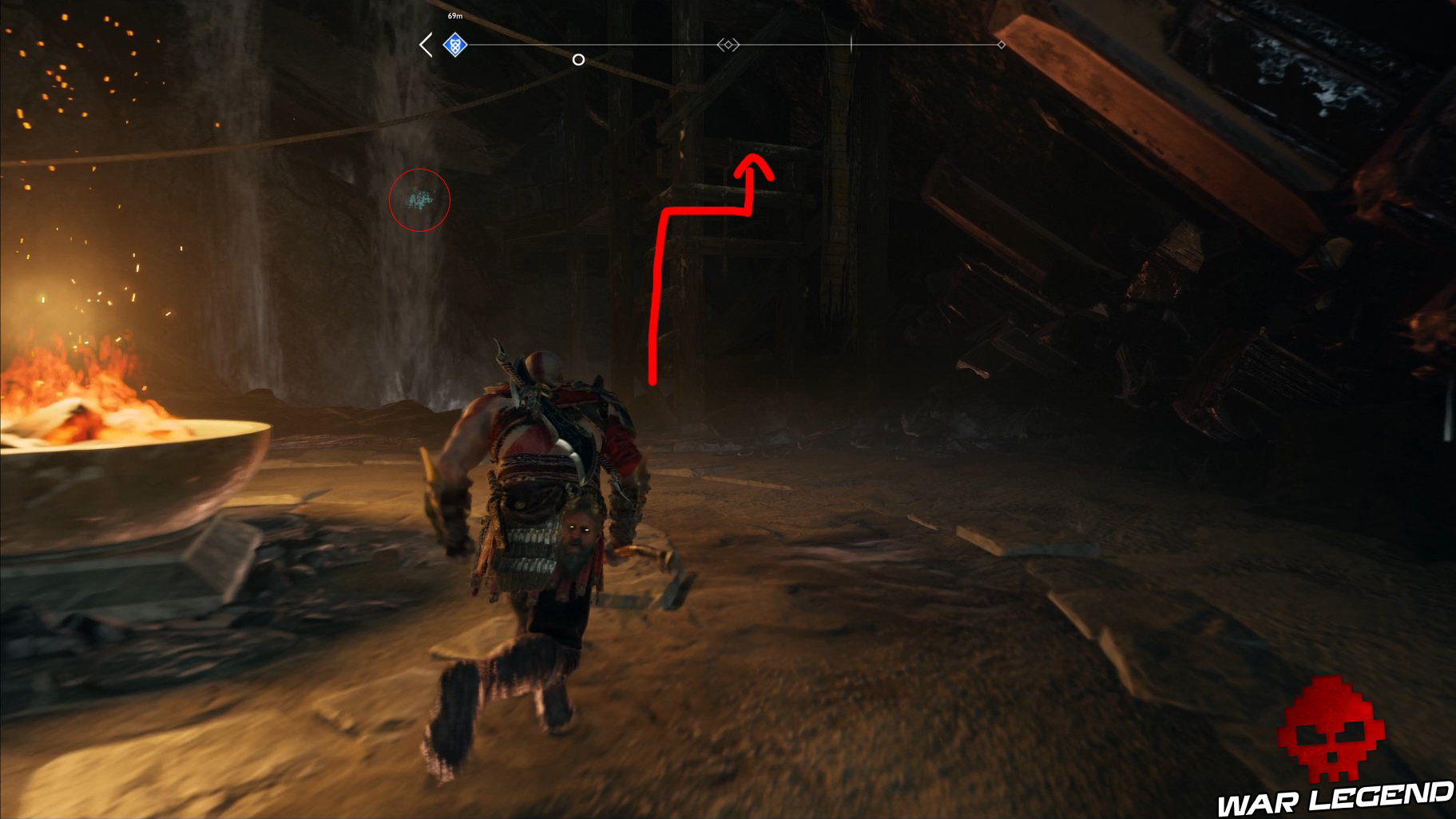 Guide collectibles god of war forteresse de norhtri inscription runique