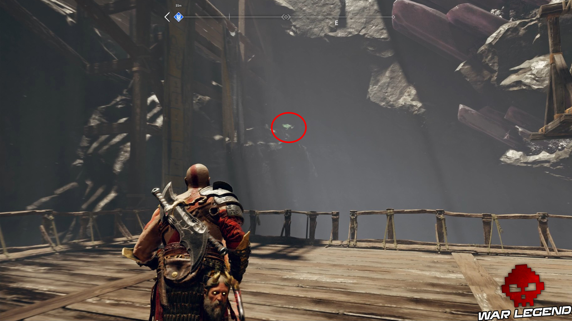 Guide collectibles god of war mines de landsudr yeux d'odin 2