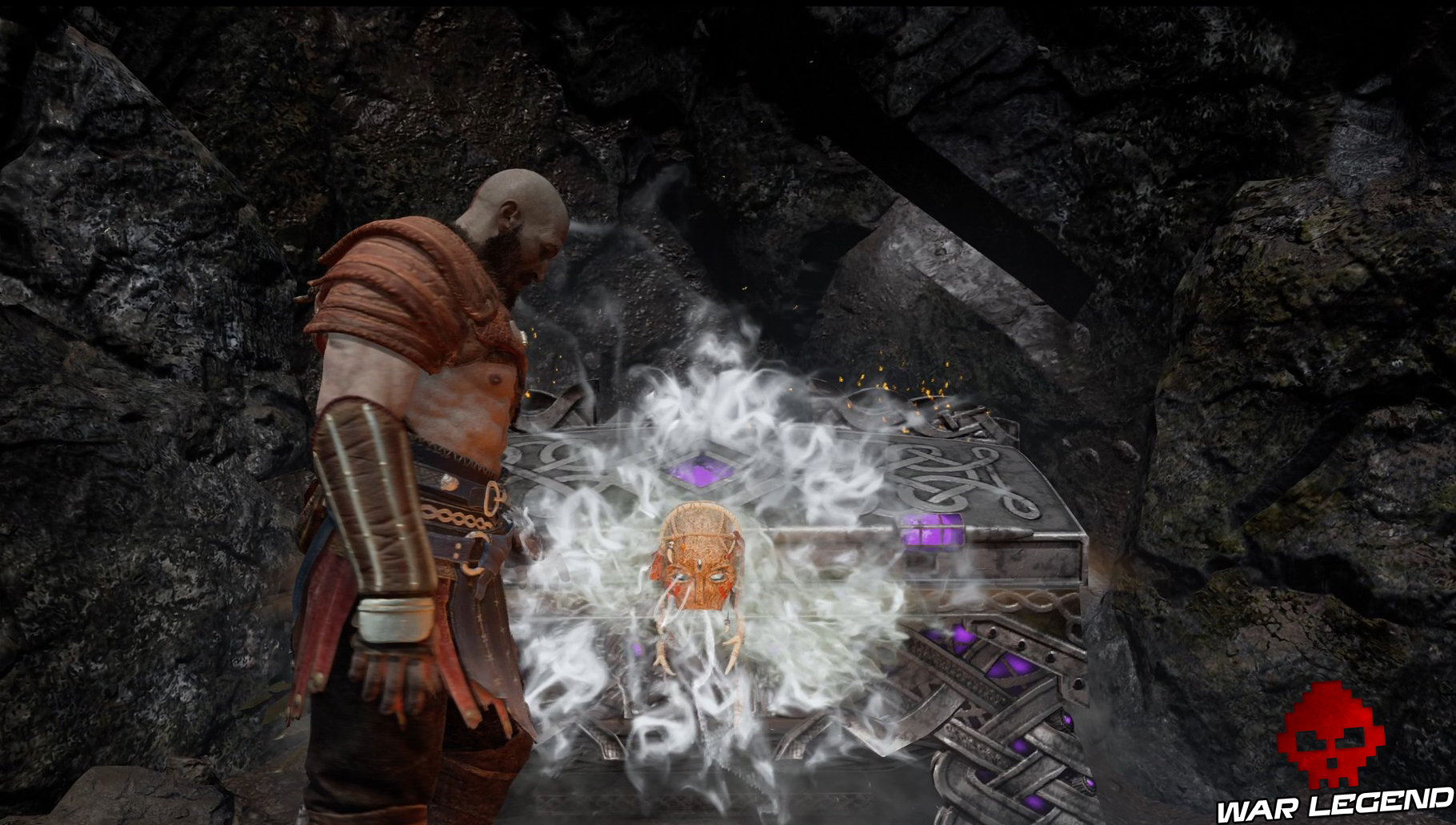 Guide collectibles god of war rivage des neuf coffre épique