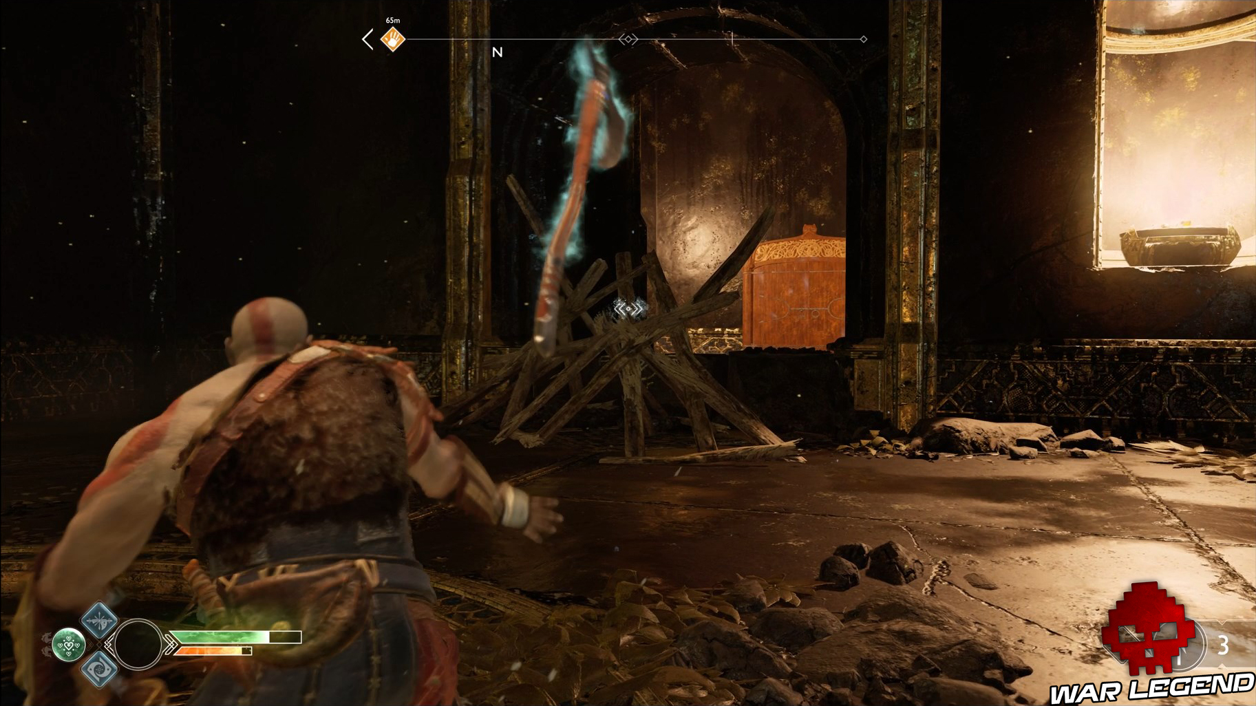 Guide collectibles god of war rivage des neuf fresque des Jötnar 1