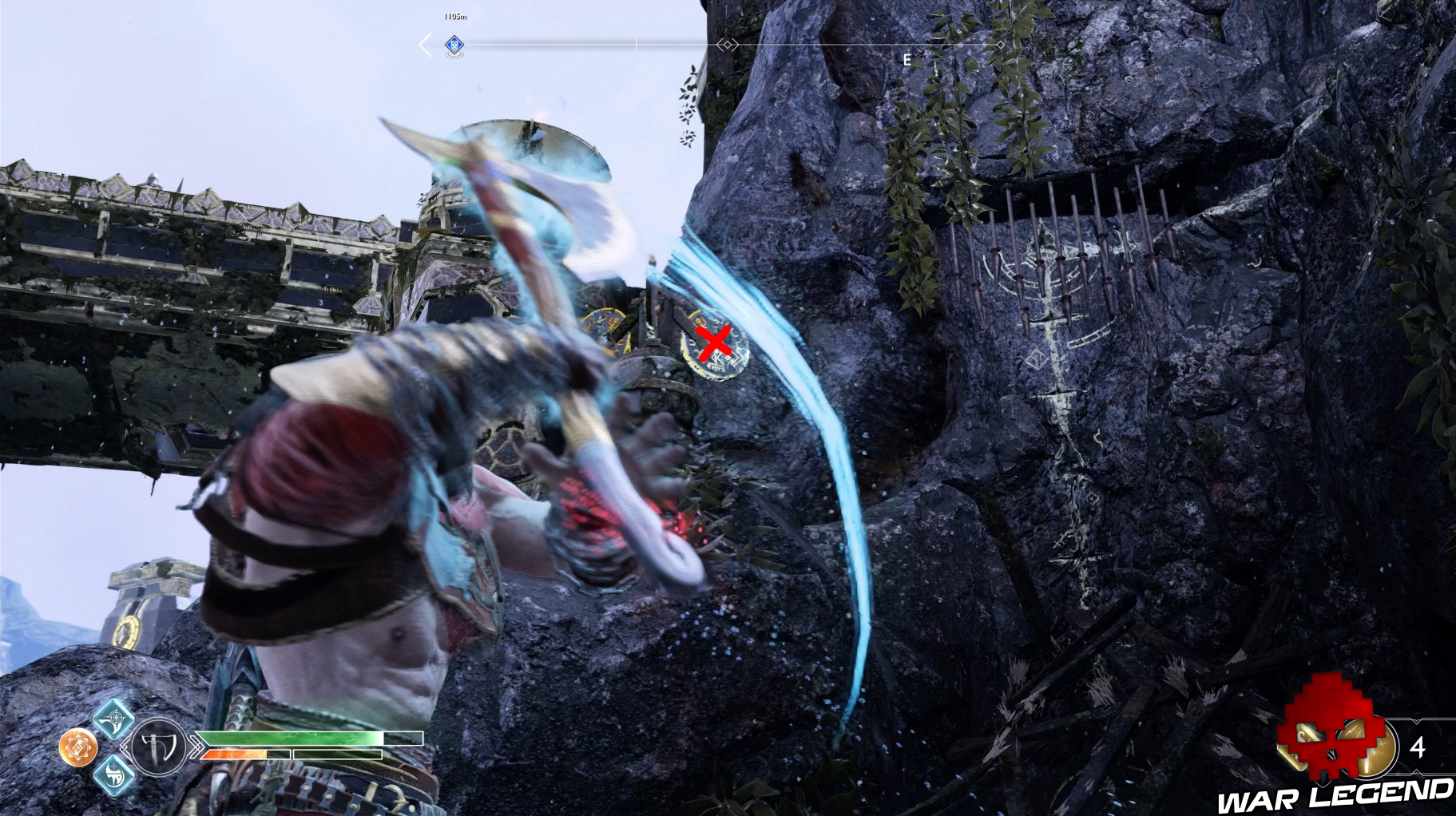 Guide collectibles god of war rivage des neuf fresque des Jötnar 2