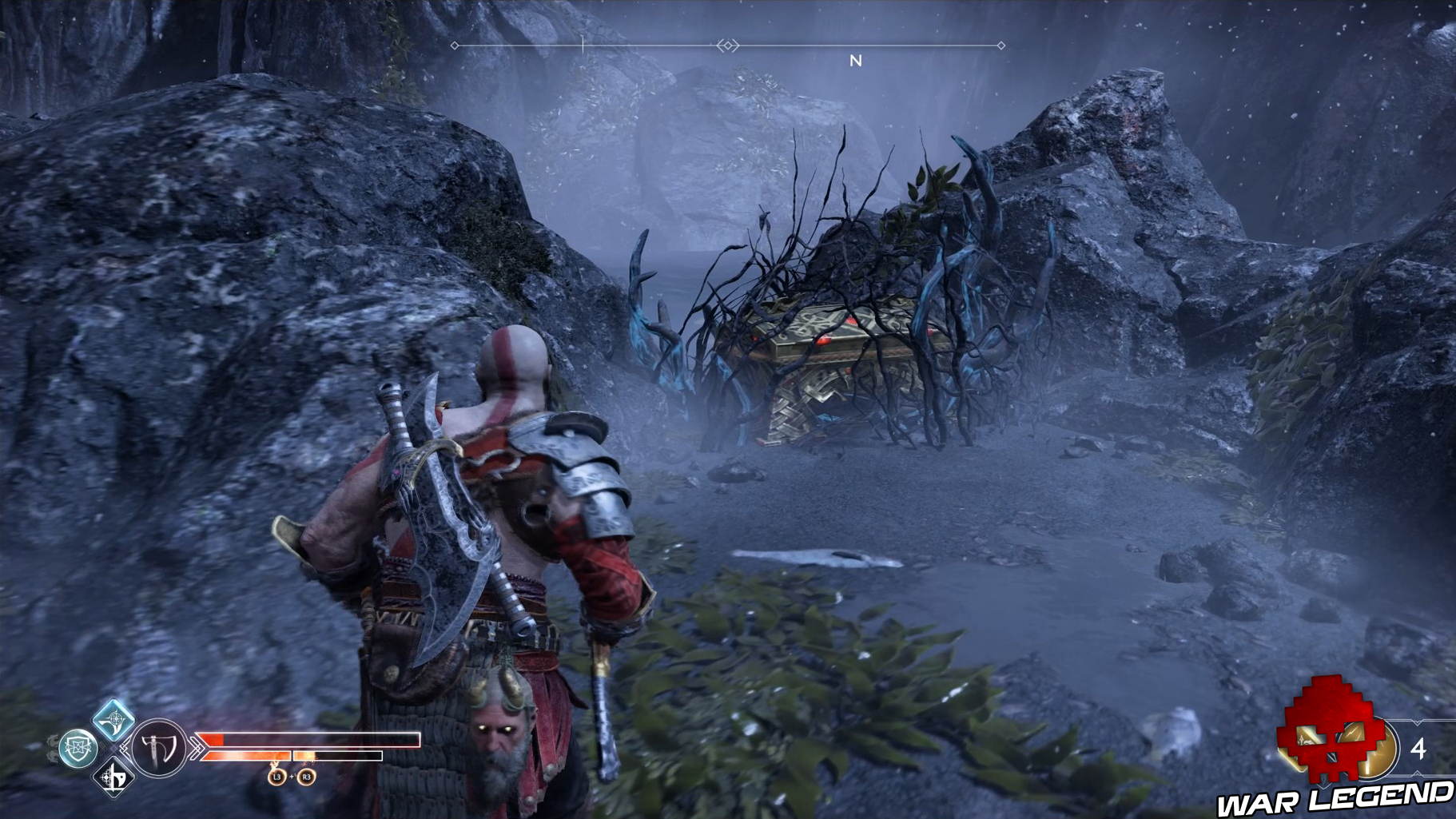 Guide collectibles god of war réserve de buri coffre légendaire 1