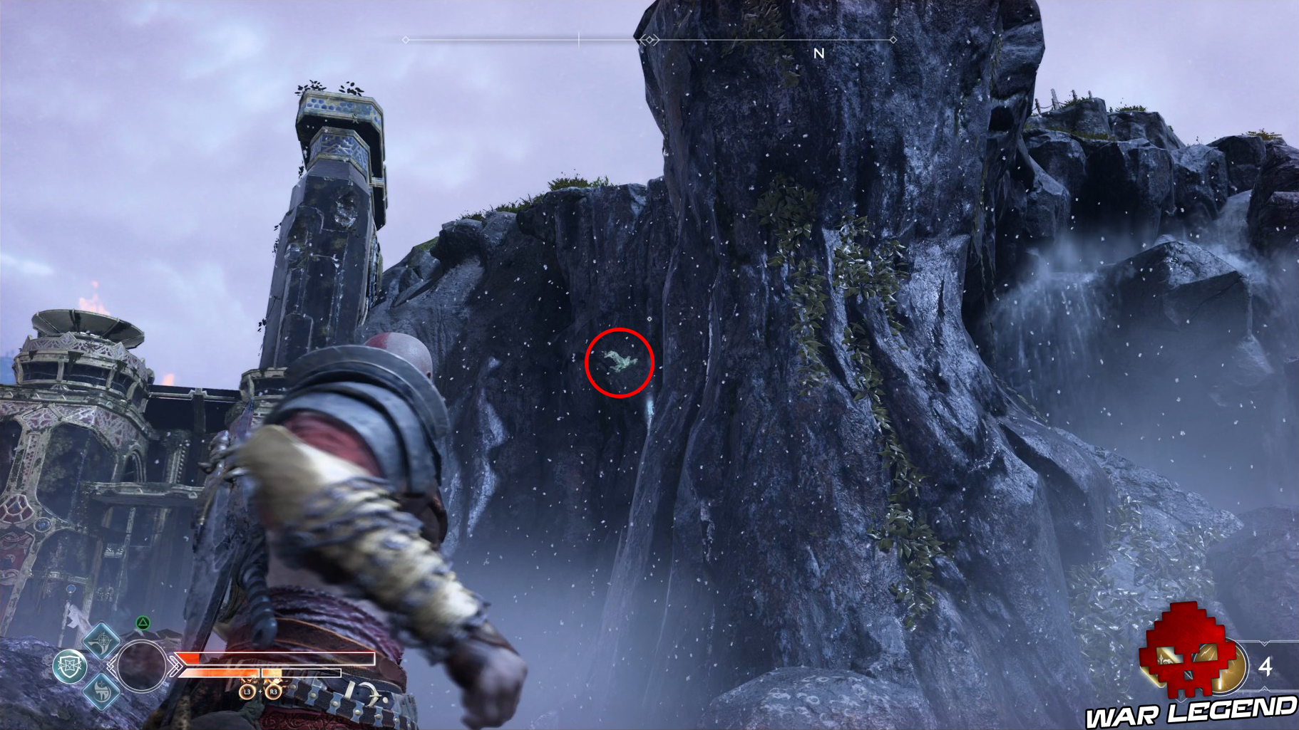 Guide collectibles god of war réserve de buri yeux d'Odin