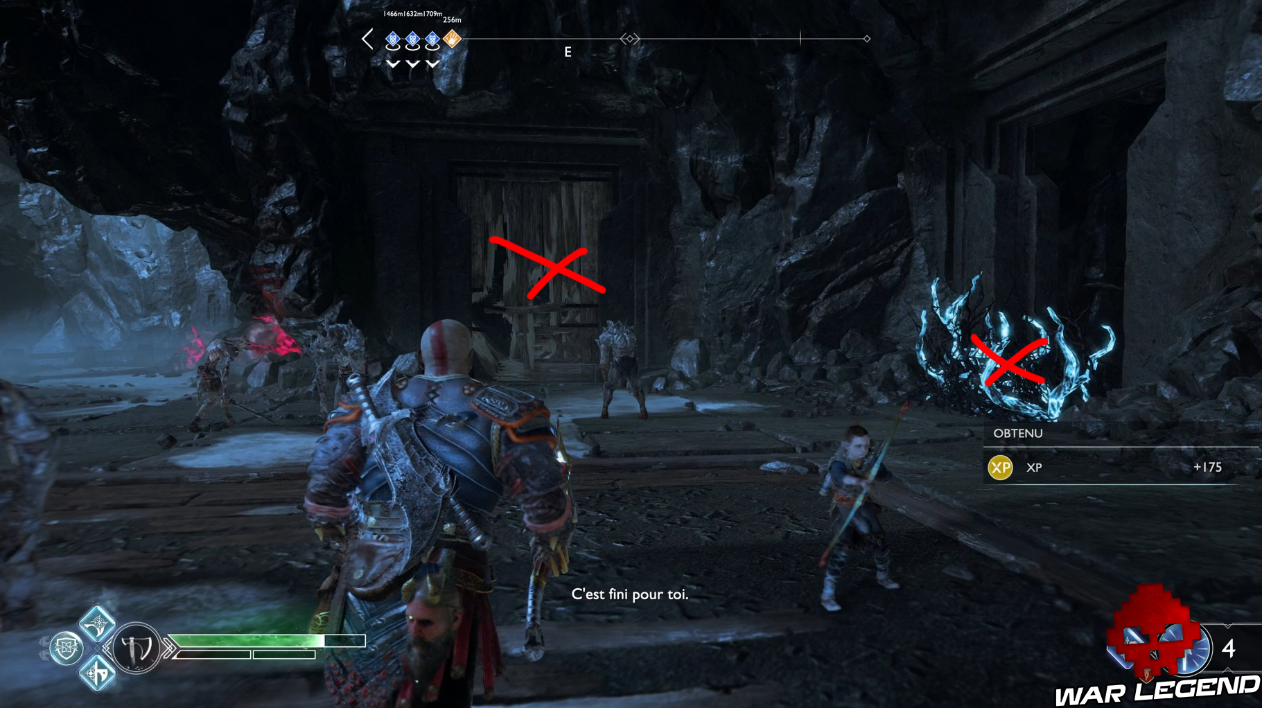 Guide god of war montagne coffre légendaire 3