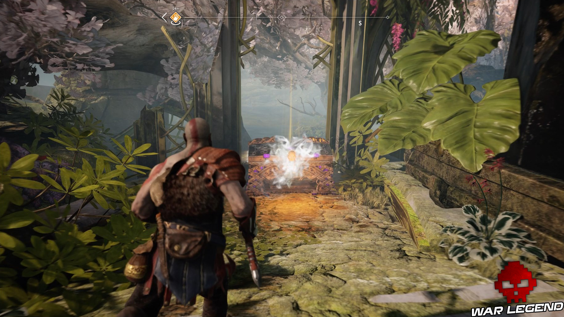 Guide god of war tous les collectibles alfheim coffre épique 1