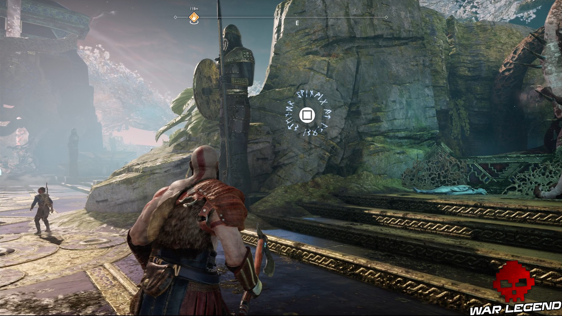 Guide god of war tous les collectibles alfheim inscription runique 1