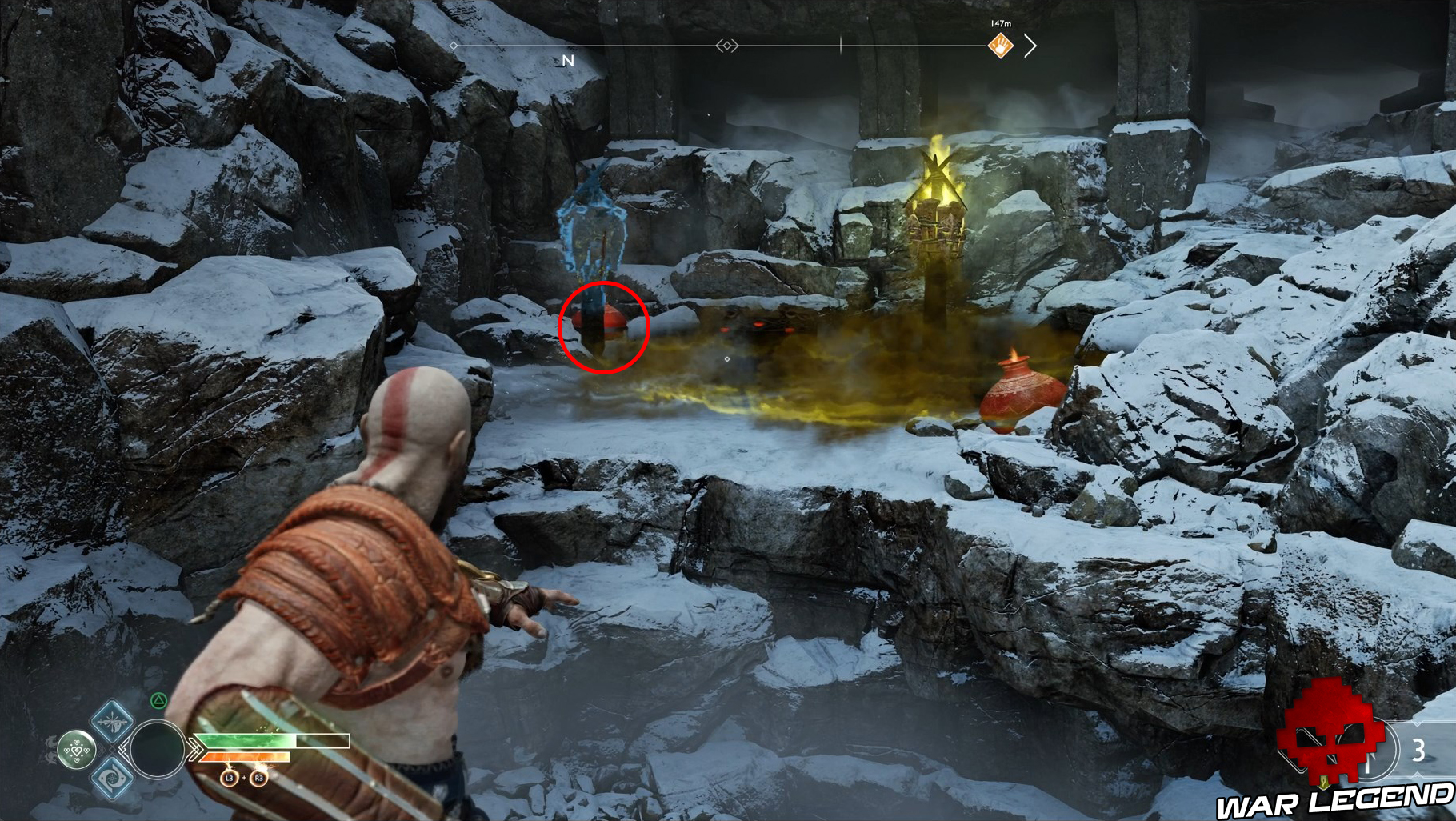 Guide god of war tous les collectibles coffre légendaire 1