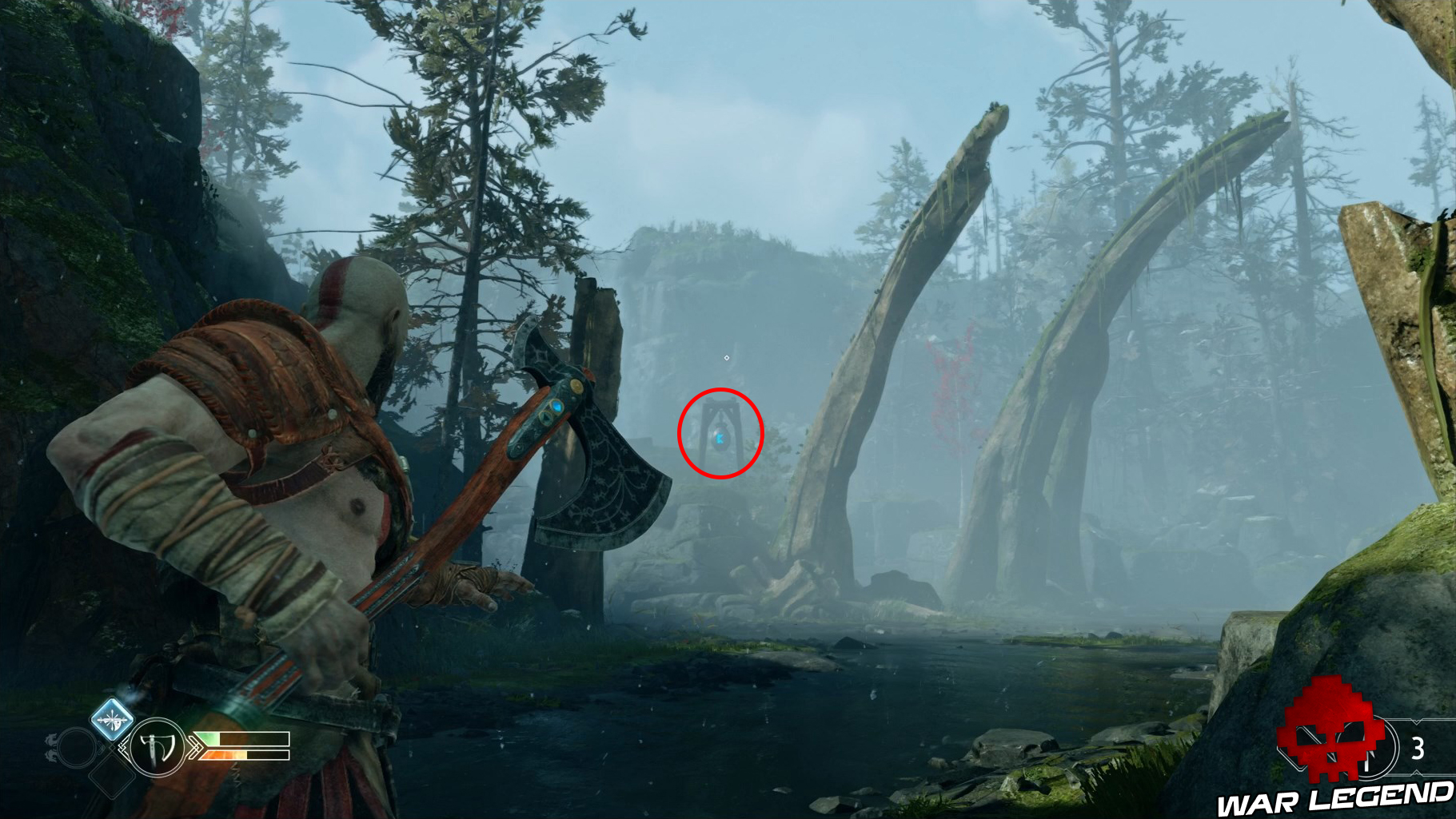 Guide god of war tous les collectibles coffre nornes 8