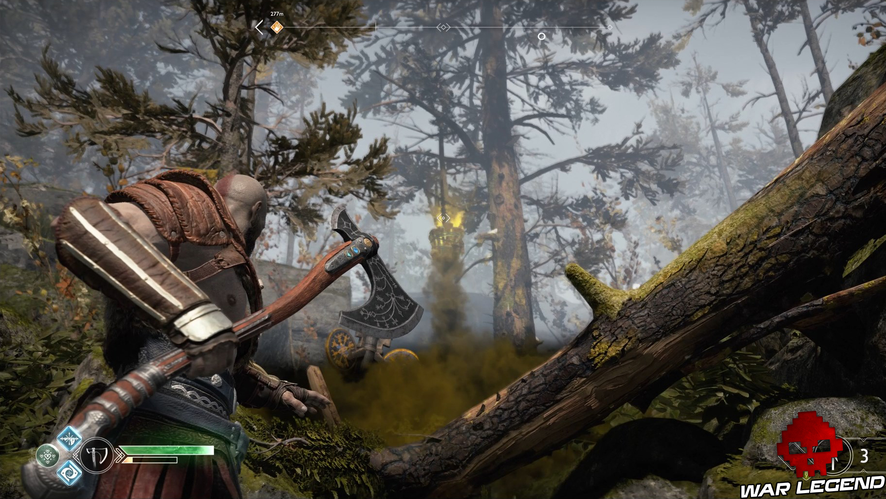 Guide god of war tous les collectibles coffre nornes contreforts 1