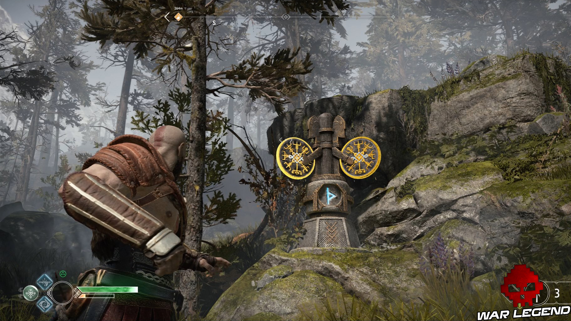 Guide god of war tous les collectibles coffre nornes contreforts 2