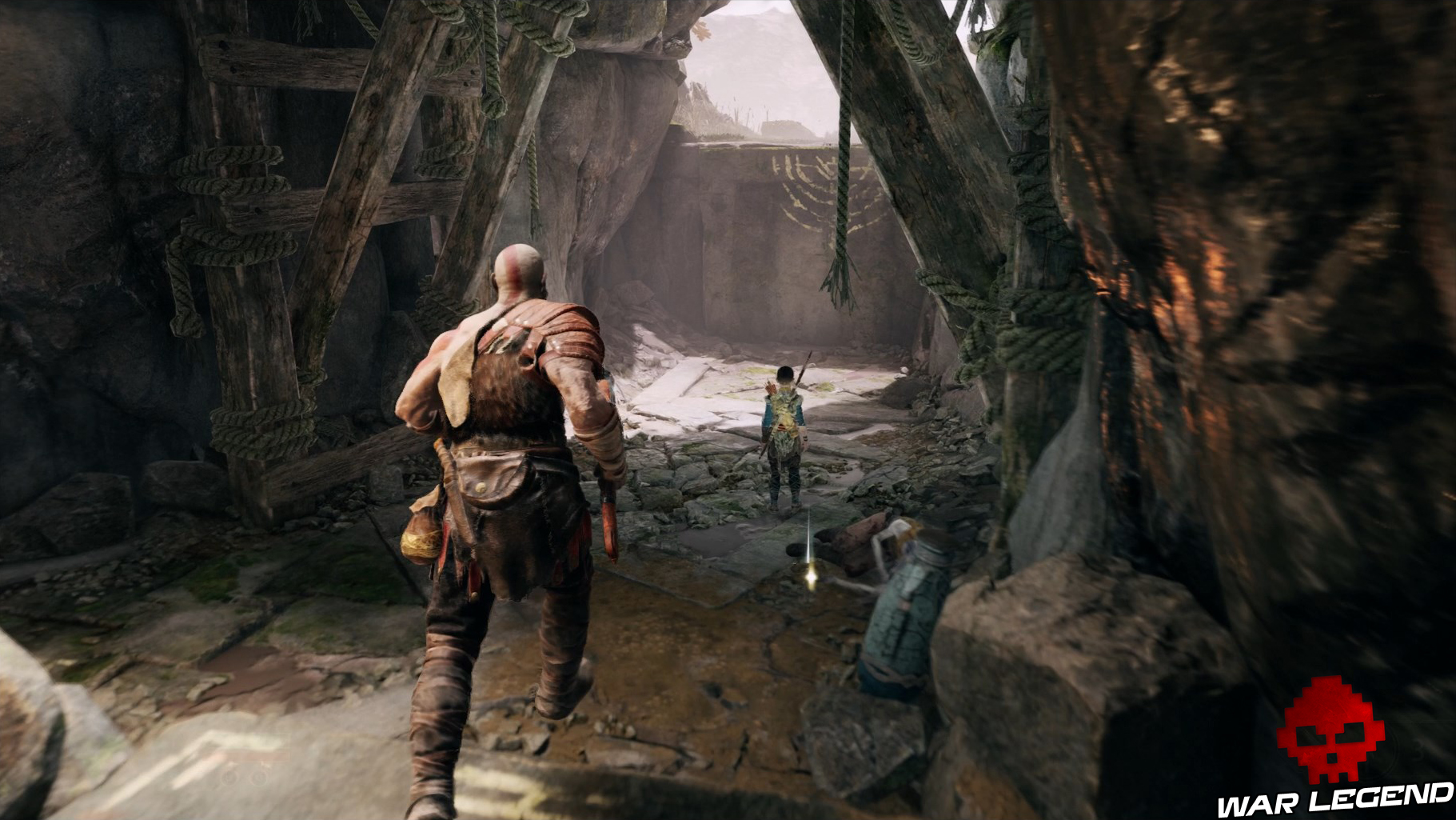 Guide god of war tous les collectibles rivière artefact visages de la peur 3