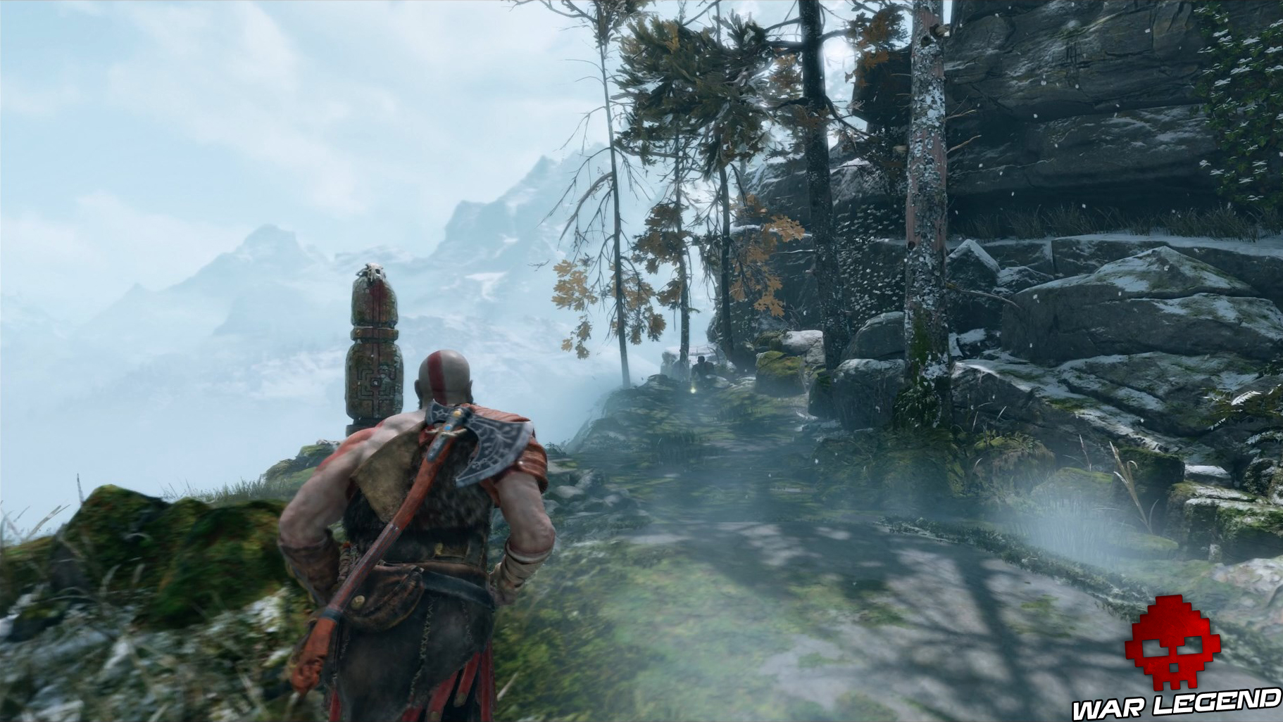 Guide god of war tous les collectibles rivière artefact visages de la peur 4