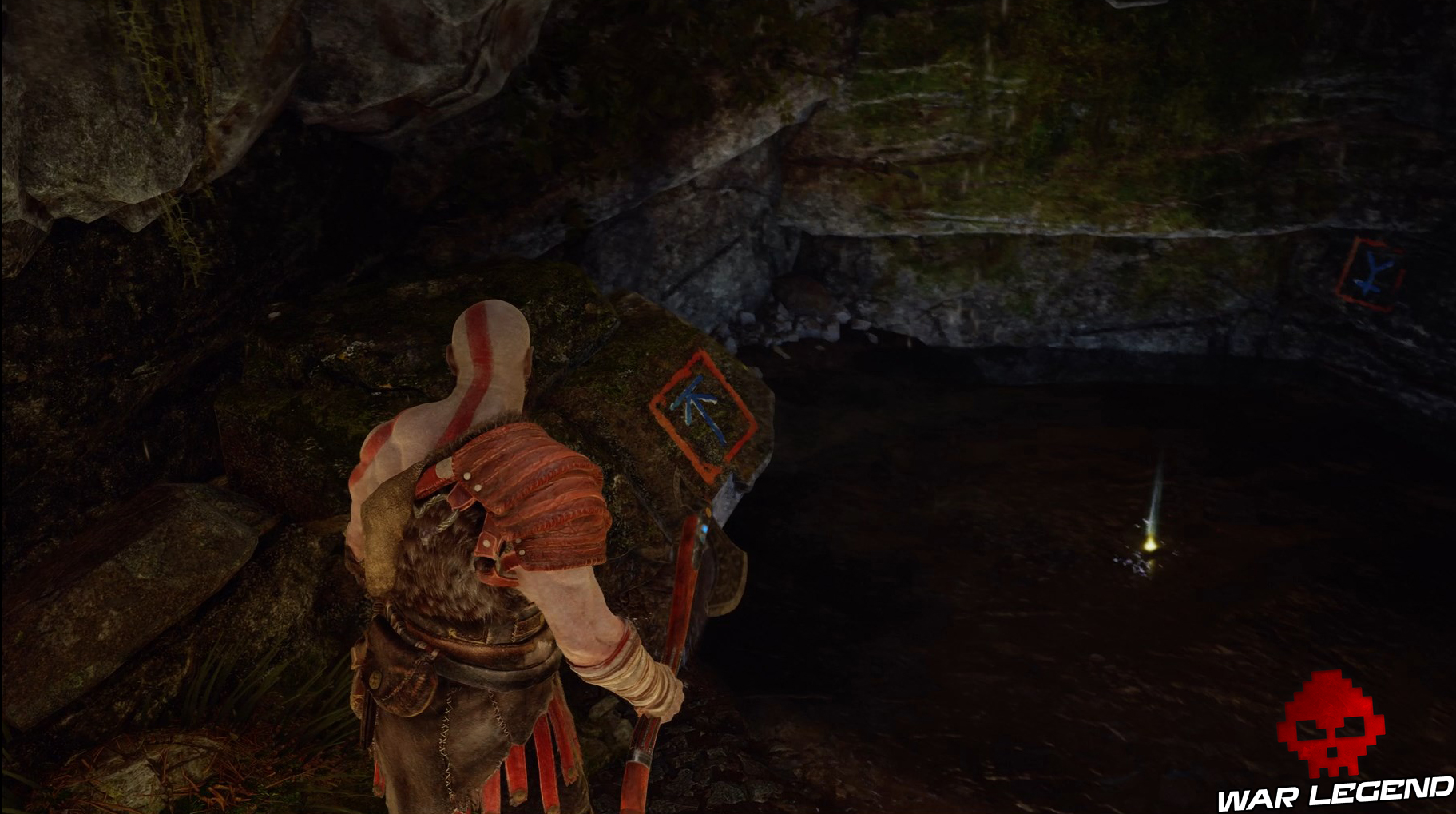 Guide god of war tous les collectibles rivière artefact visages de la peur 5