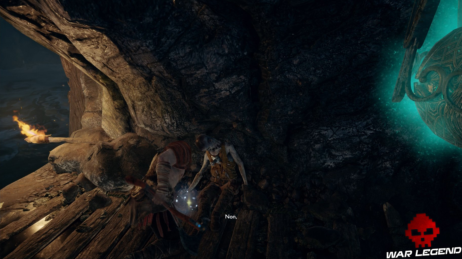 Guide god of war tous les collectibles rivière artefact visages de la peur 8