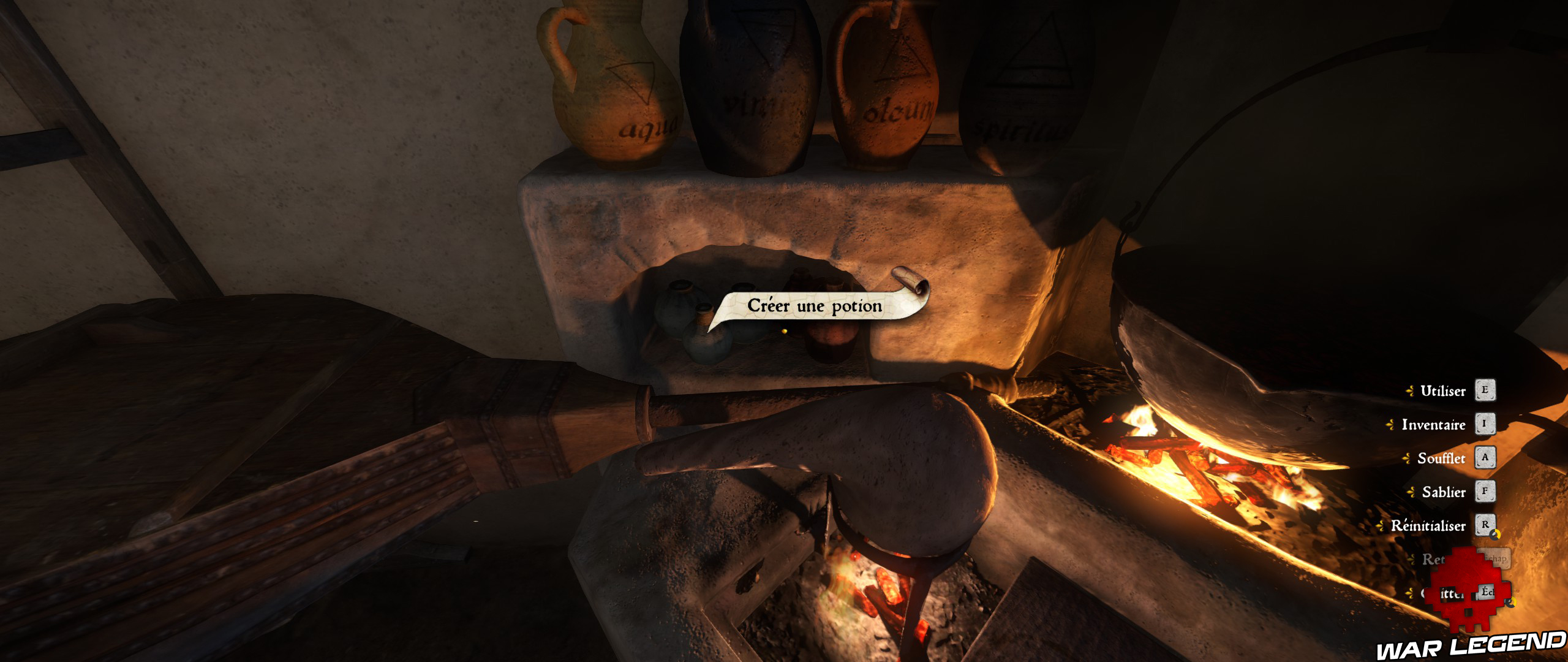 Guide schnaps du sauveur KCD créer une potion