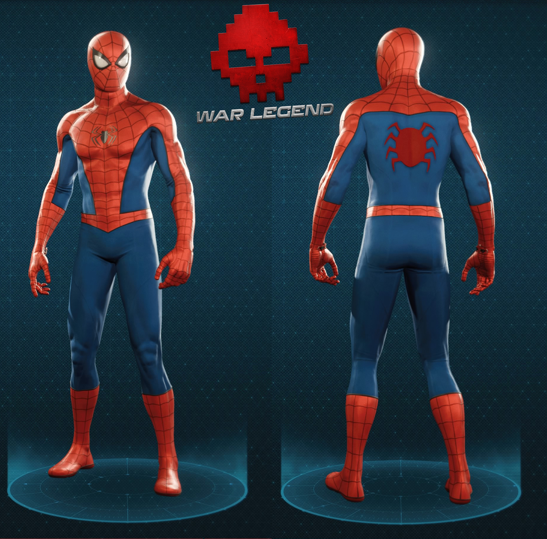 Guide spider-man costume classique réparé