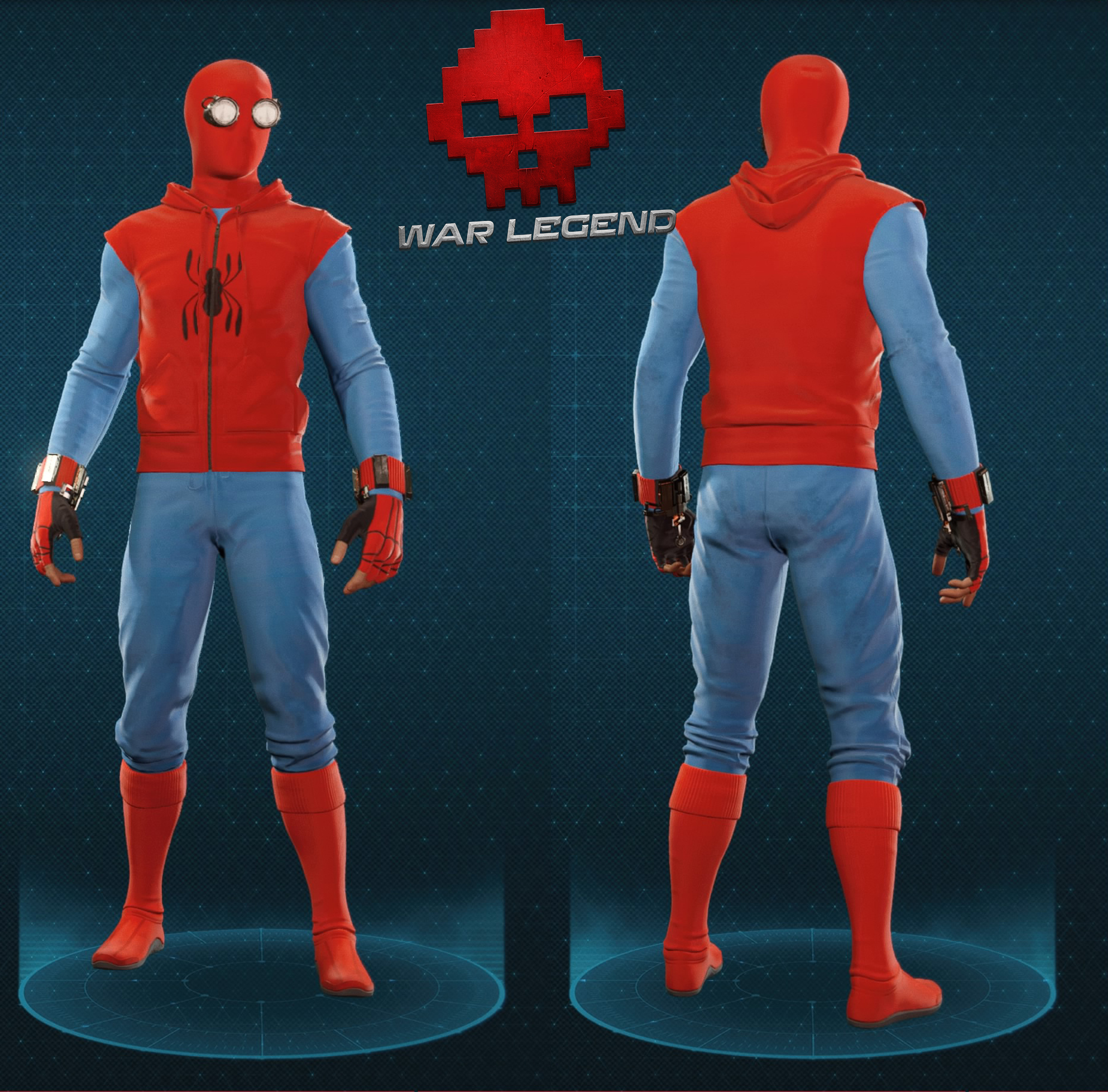 Guide spider-man costume improvisé
