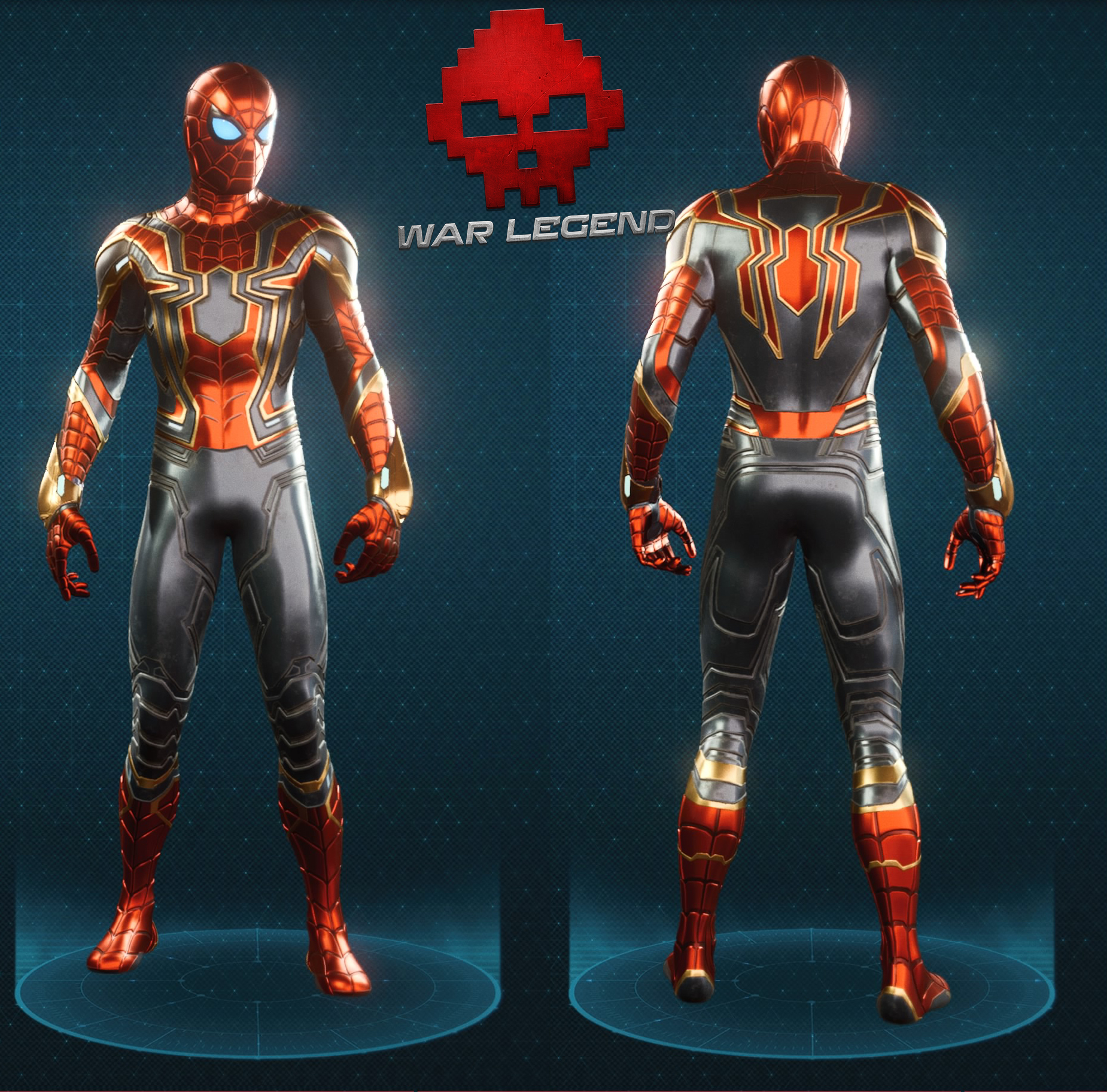 Guide spider-man costume iron spider