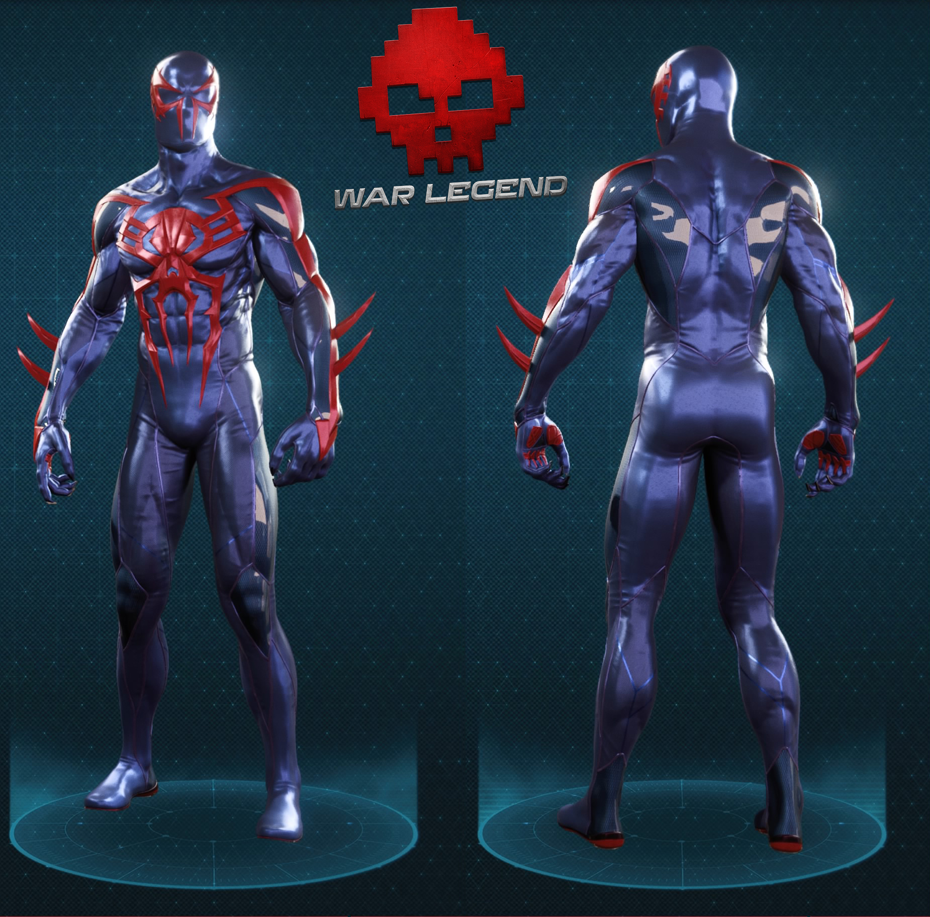 Guide spider-man costume spider-man 2099 noir