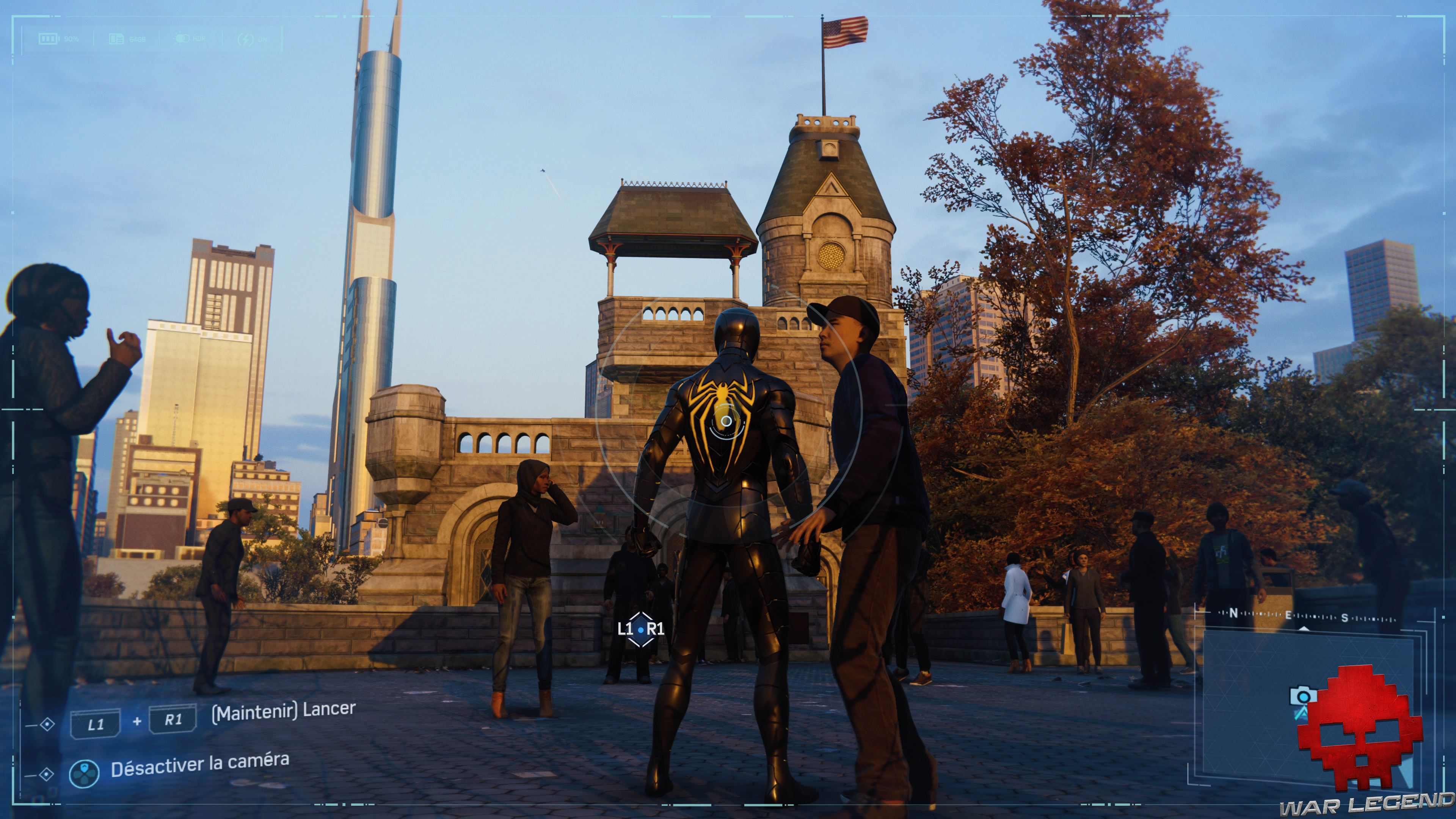 Spider-Man photo secrète Château du Belvédère